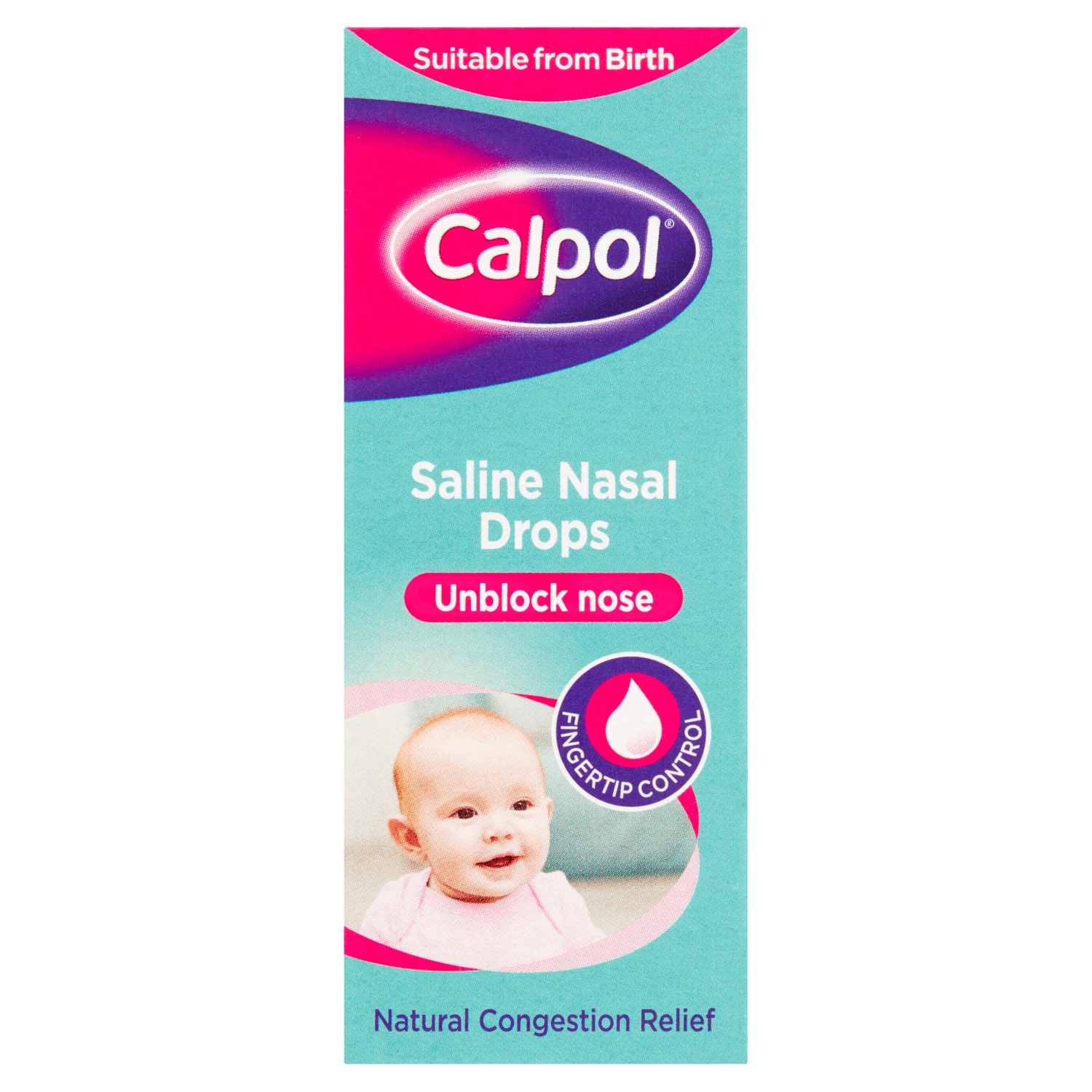 Calpol Soothe & Care Saline Nasal Drops (10ml)