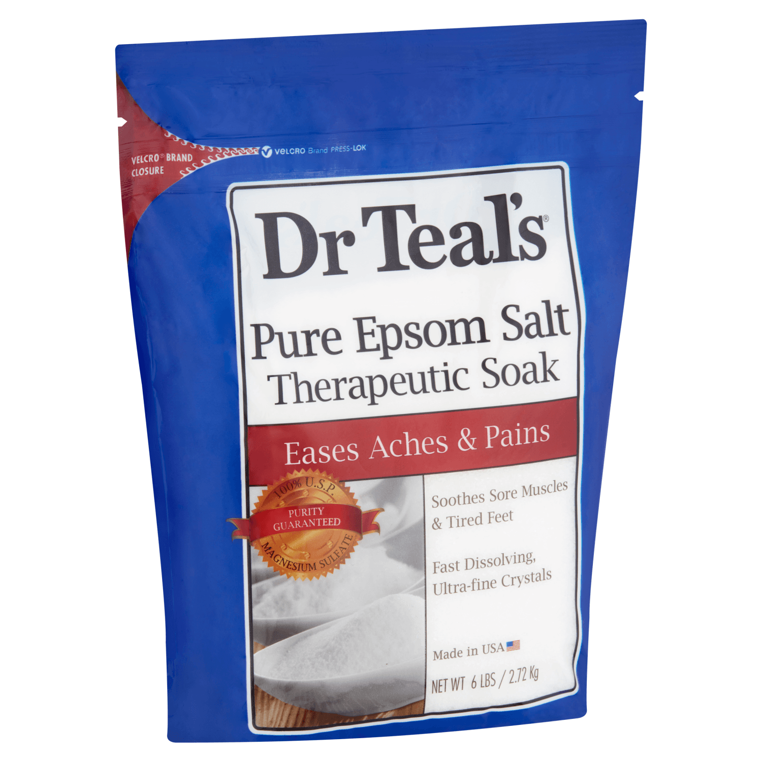 Dr Teal's Pure Epsom Salt Therapeutic Soak (6 lbs)