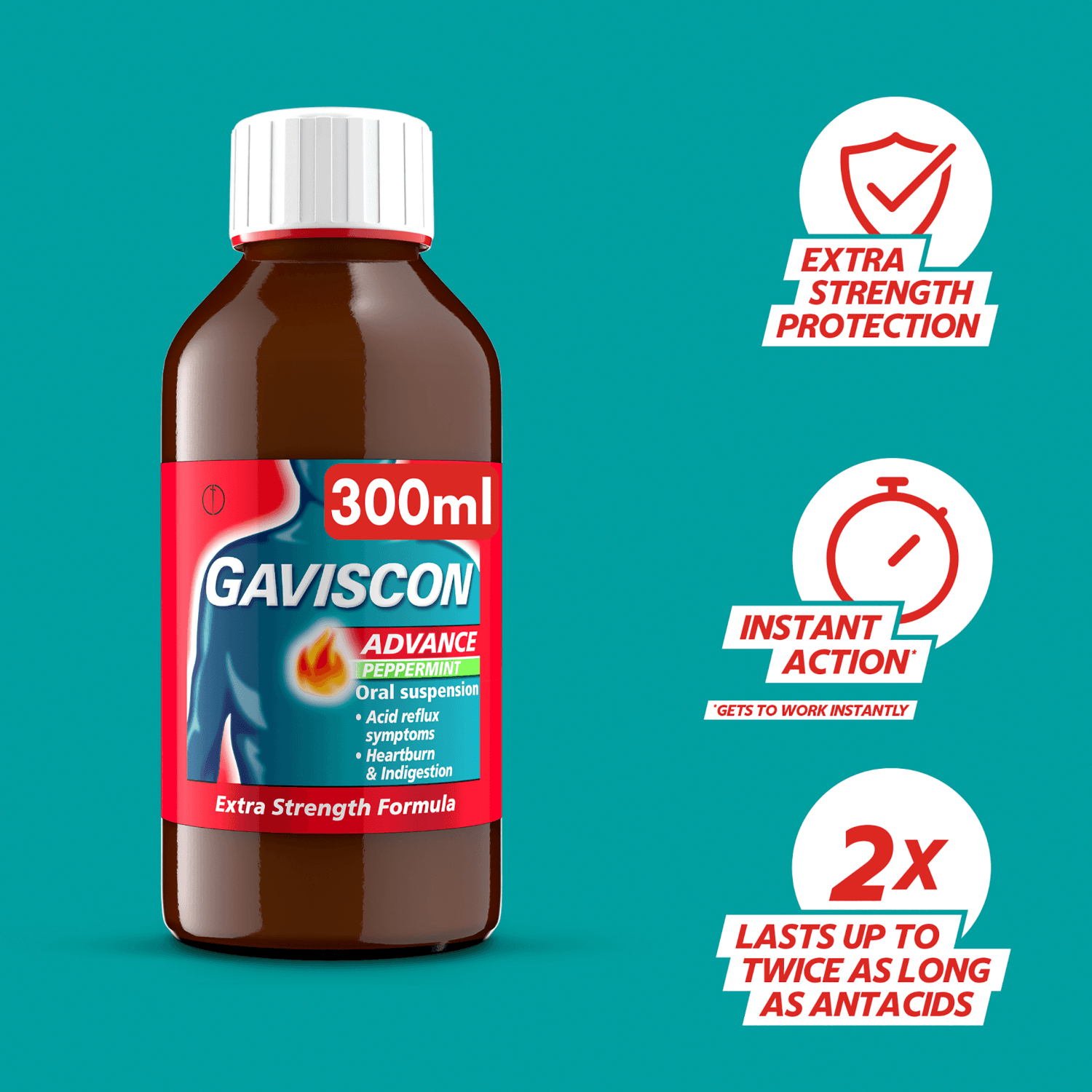 Gaviscon Advance Peppermint (300ml)