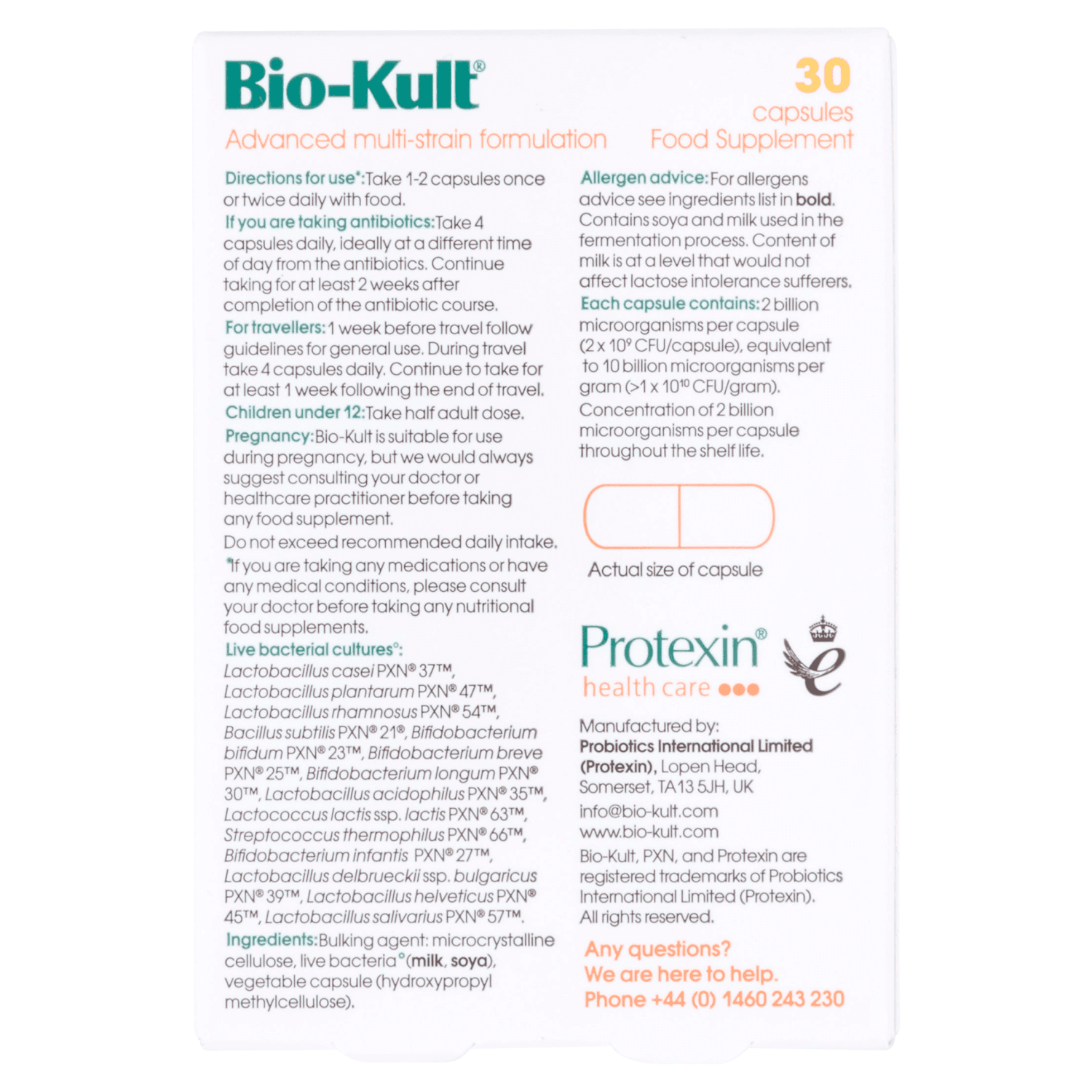 Bio-Kult Advanced Multi-Strain Formulation (30 Capsules)