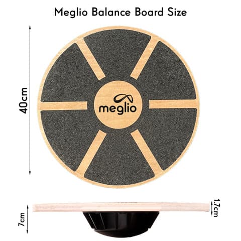 Meglio - Wobble Board Balance Board For Core Fitness & Abdominal Strength