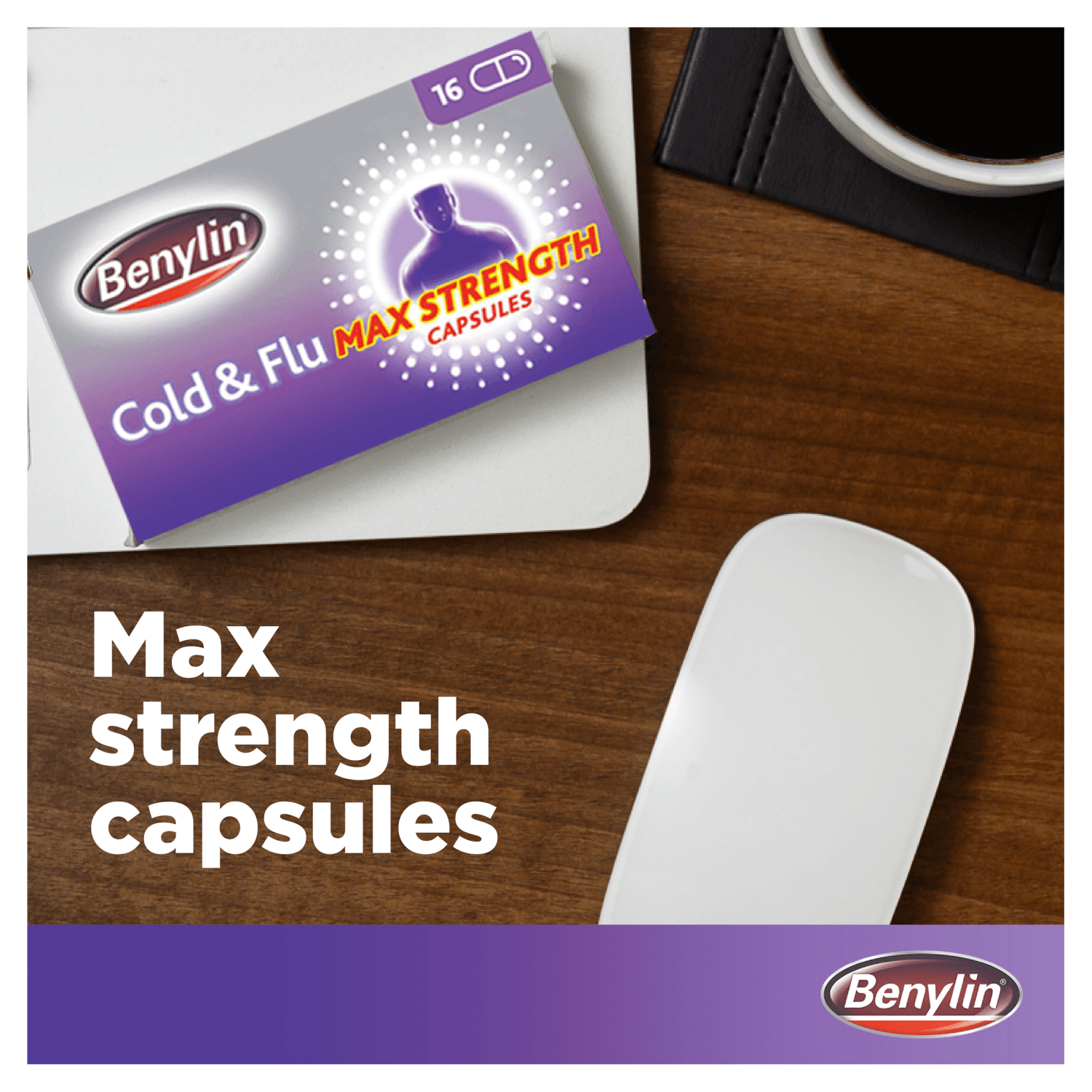 Benylin Cold & Flu Max Strength Capsules (16)