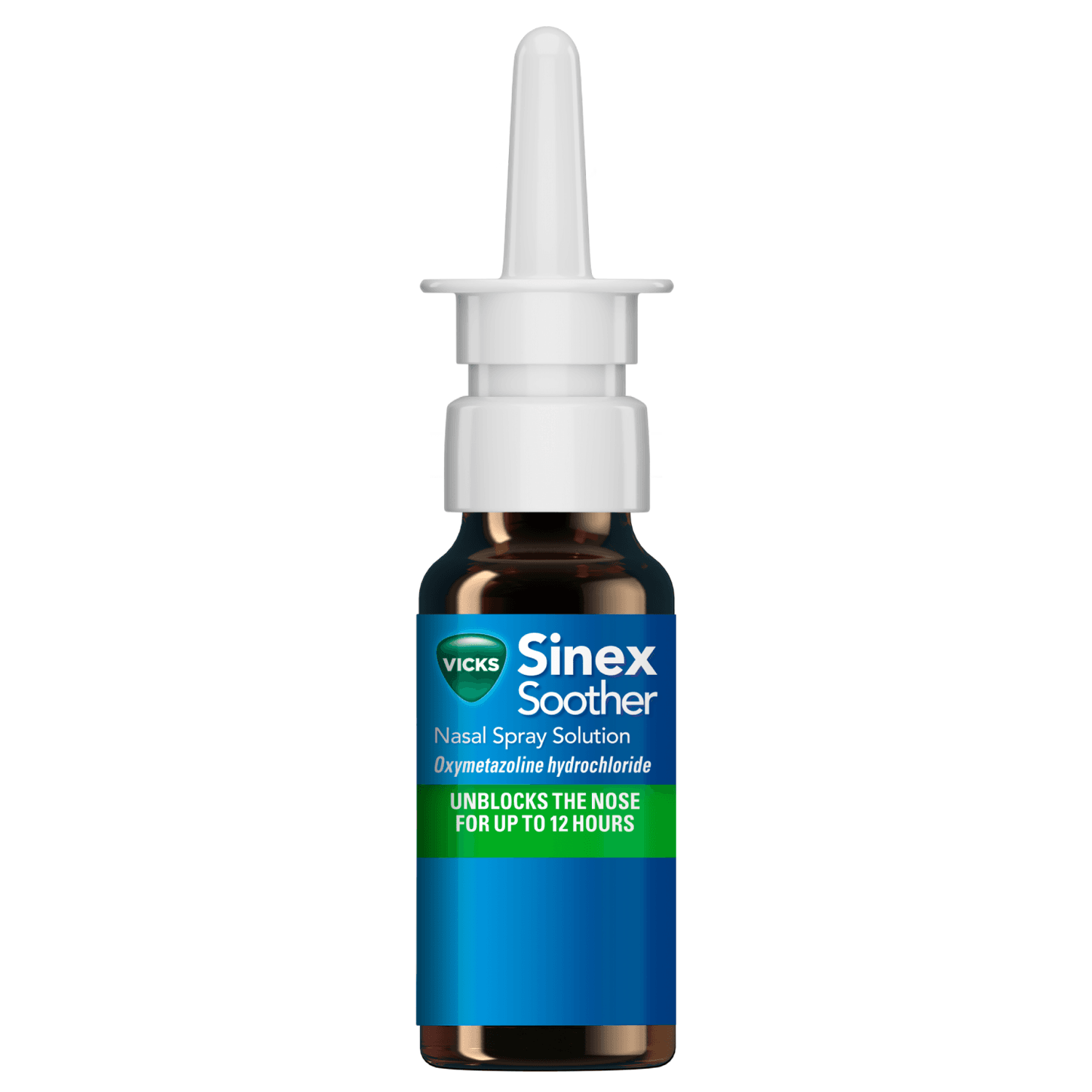 Vicks Sinex Soother Decongestant Nasal Spray For Blocked Nose With Aloe Vera Bottle (15ml)