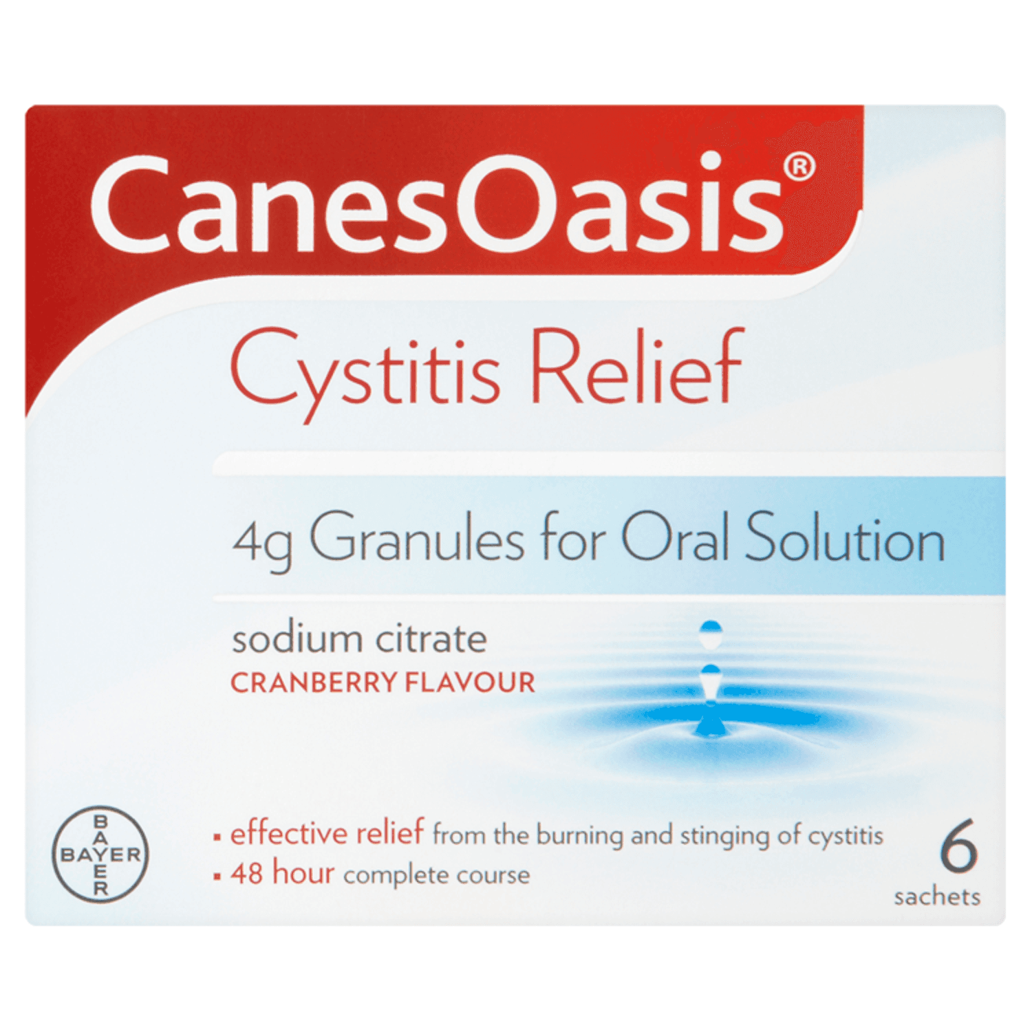 CanesOasis Cystitis Relief Sachets (6)