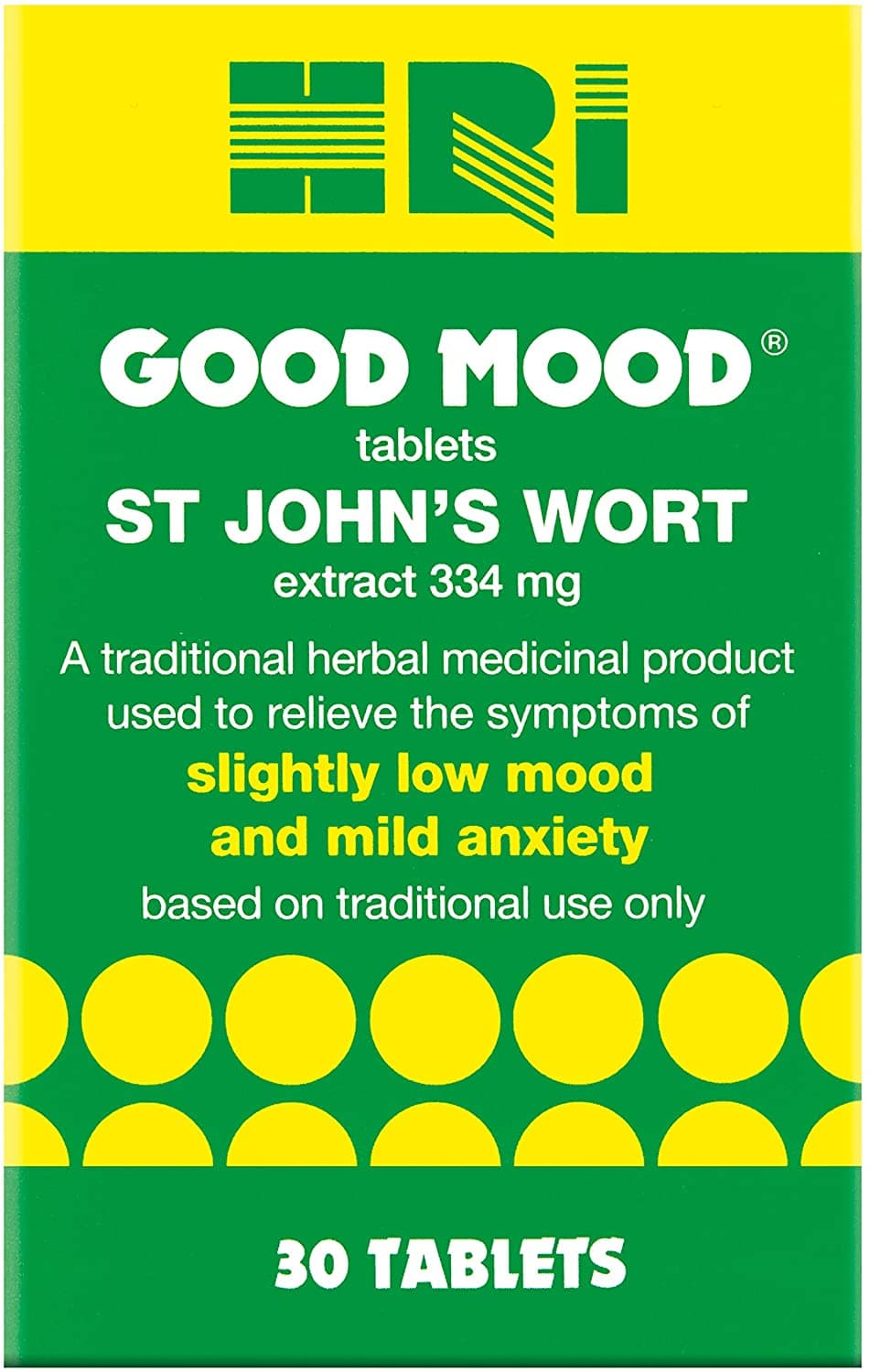 HRI Good Mood St John's Wort Tablets (30)