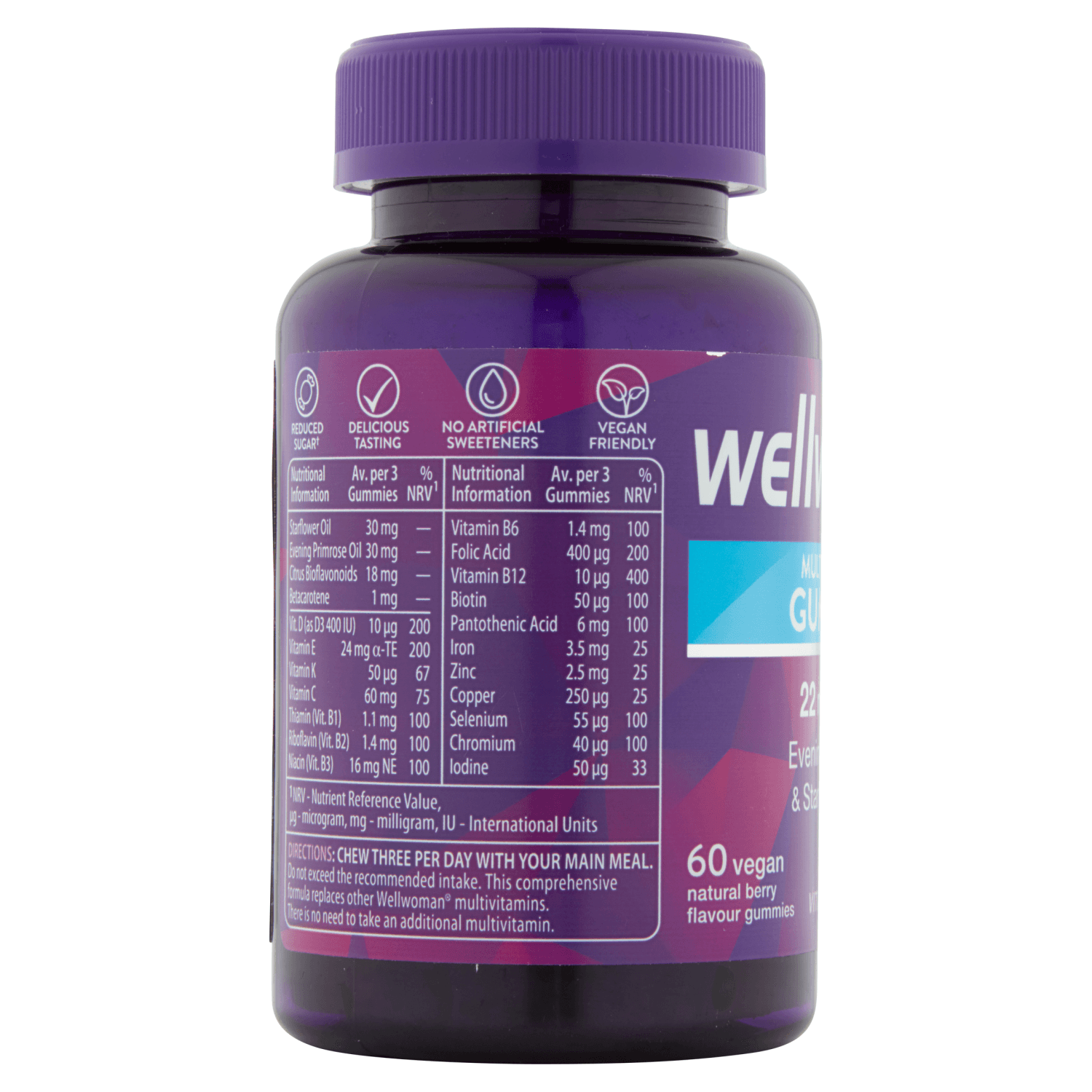 Vitabiotics Wellwoman Multi-Vitamin Gummies (60 Vegan Gummies)