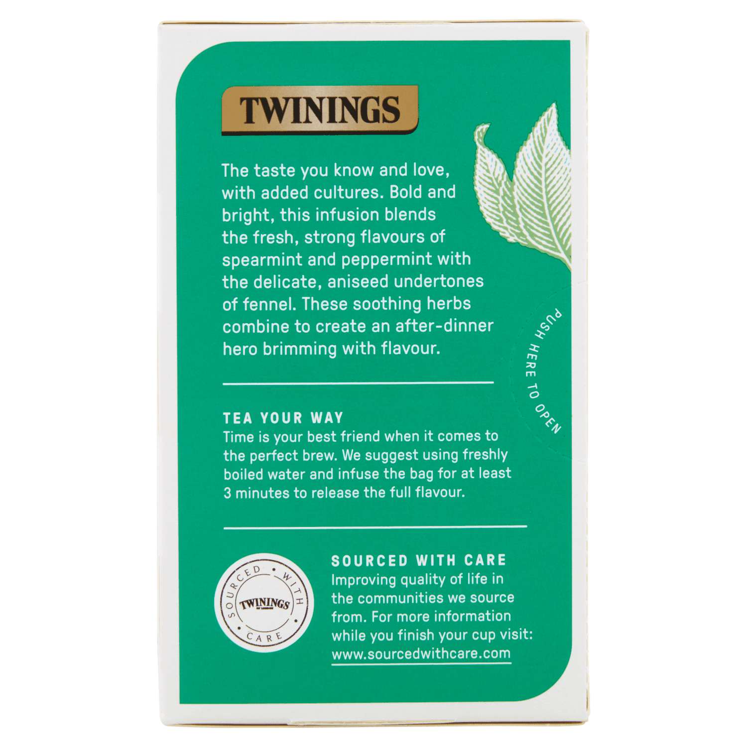 Twinings BioBlends Soothing Peppermint, Fennel & Spearmint (18 Tea Bags - 36g)