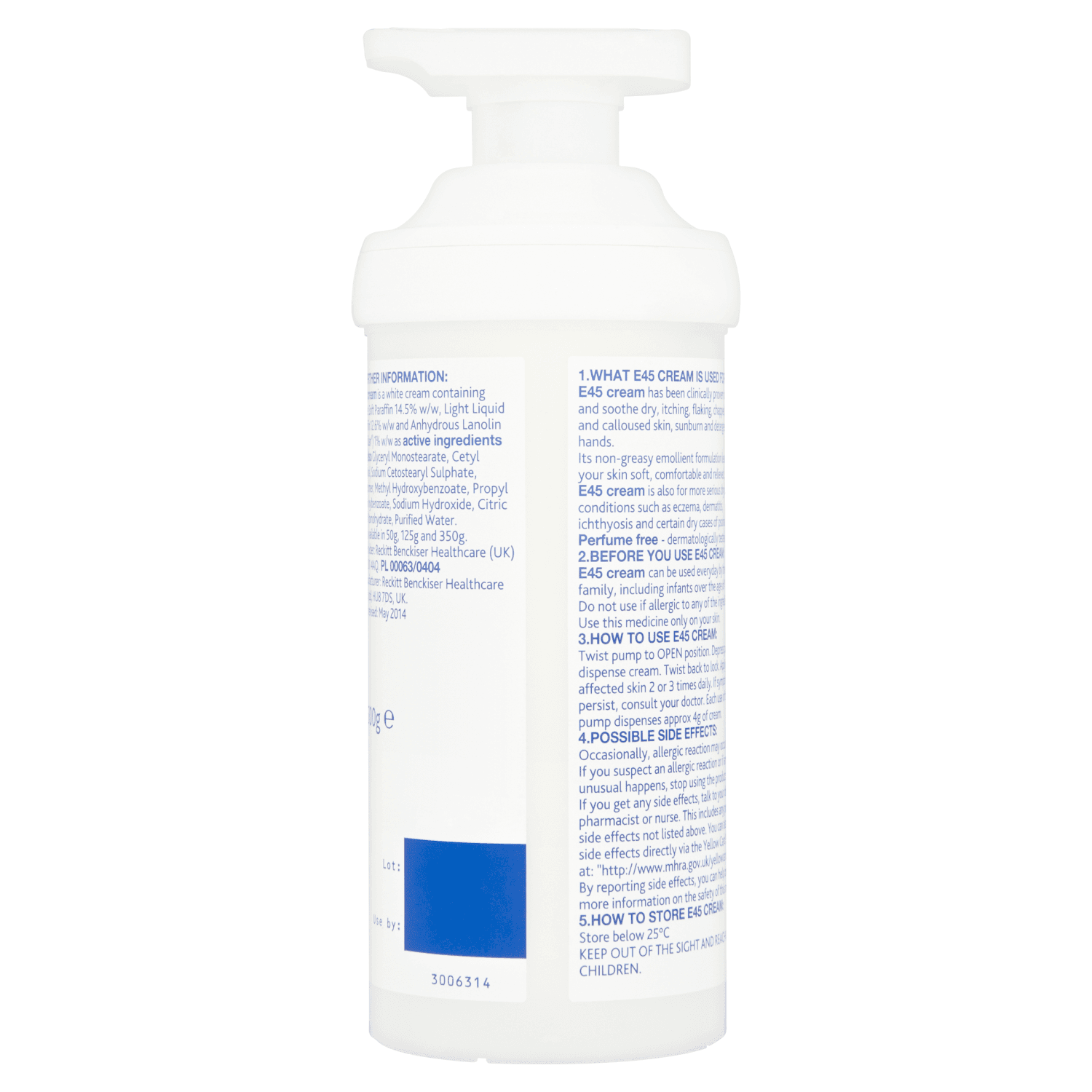 E45 Cream (500g)