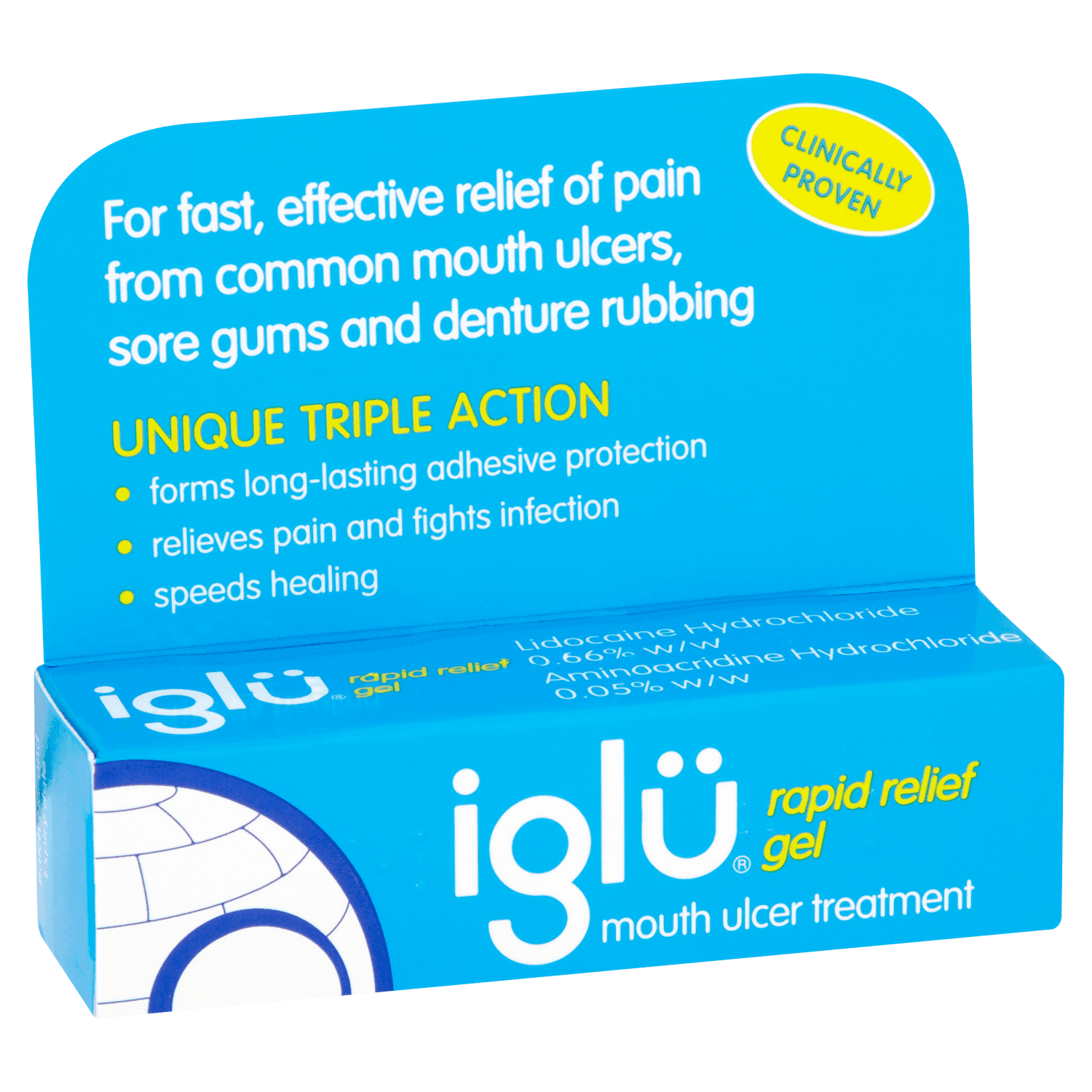 Iglu Rapid Relief Gel Mouth Ulcer Treatment (8g)