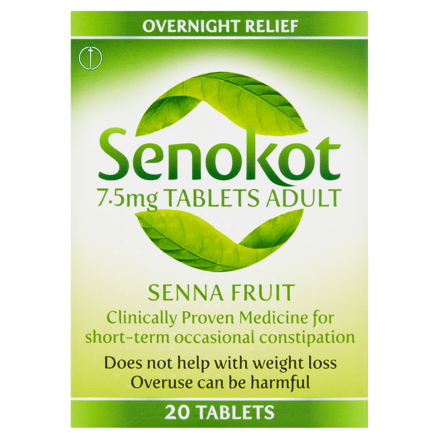 Senokot 7.5mg Tablets Adults (20 Tablets)