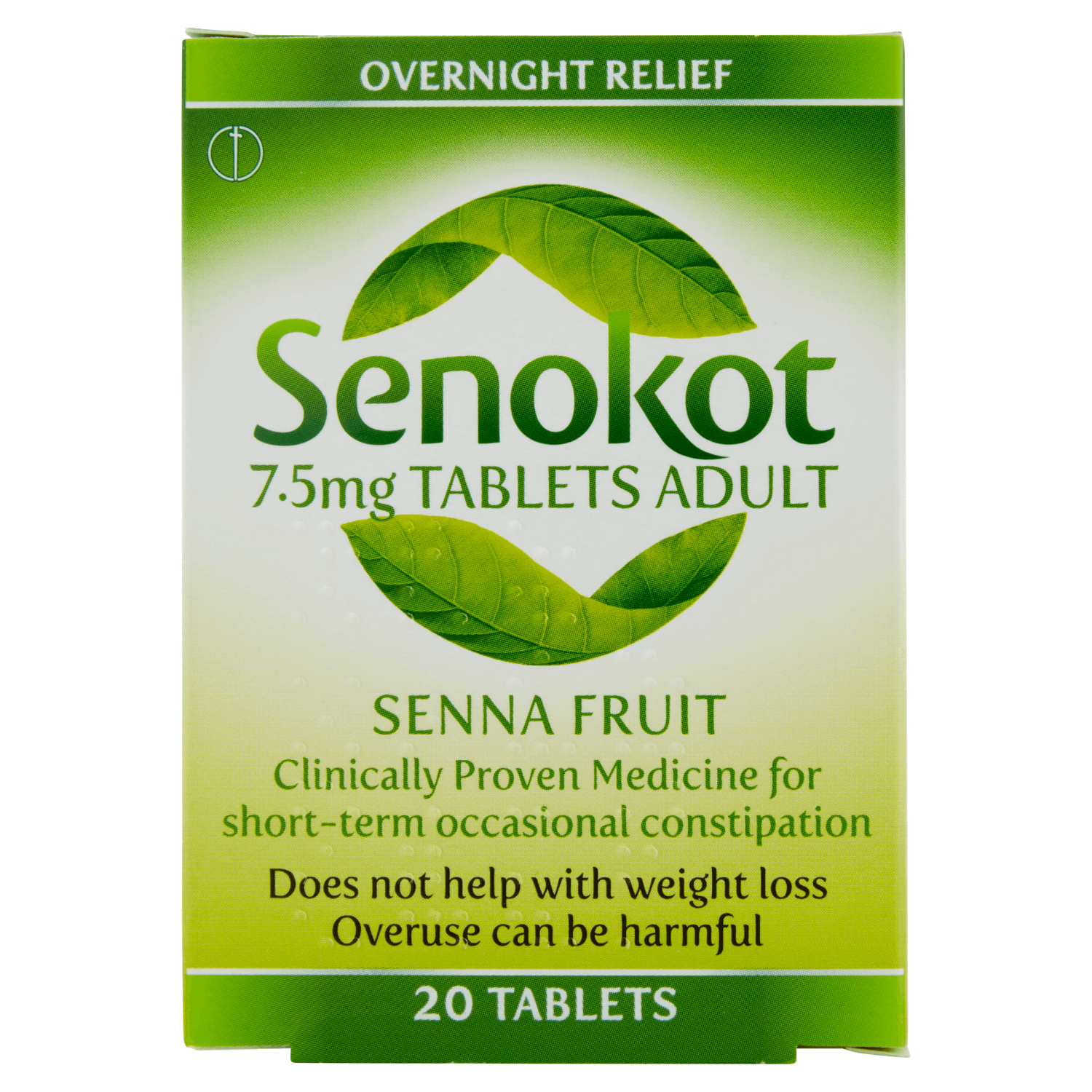 Senokot 7.5mg Tablets Adults (20 Tablets)