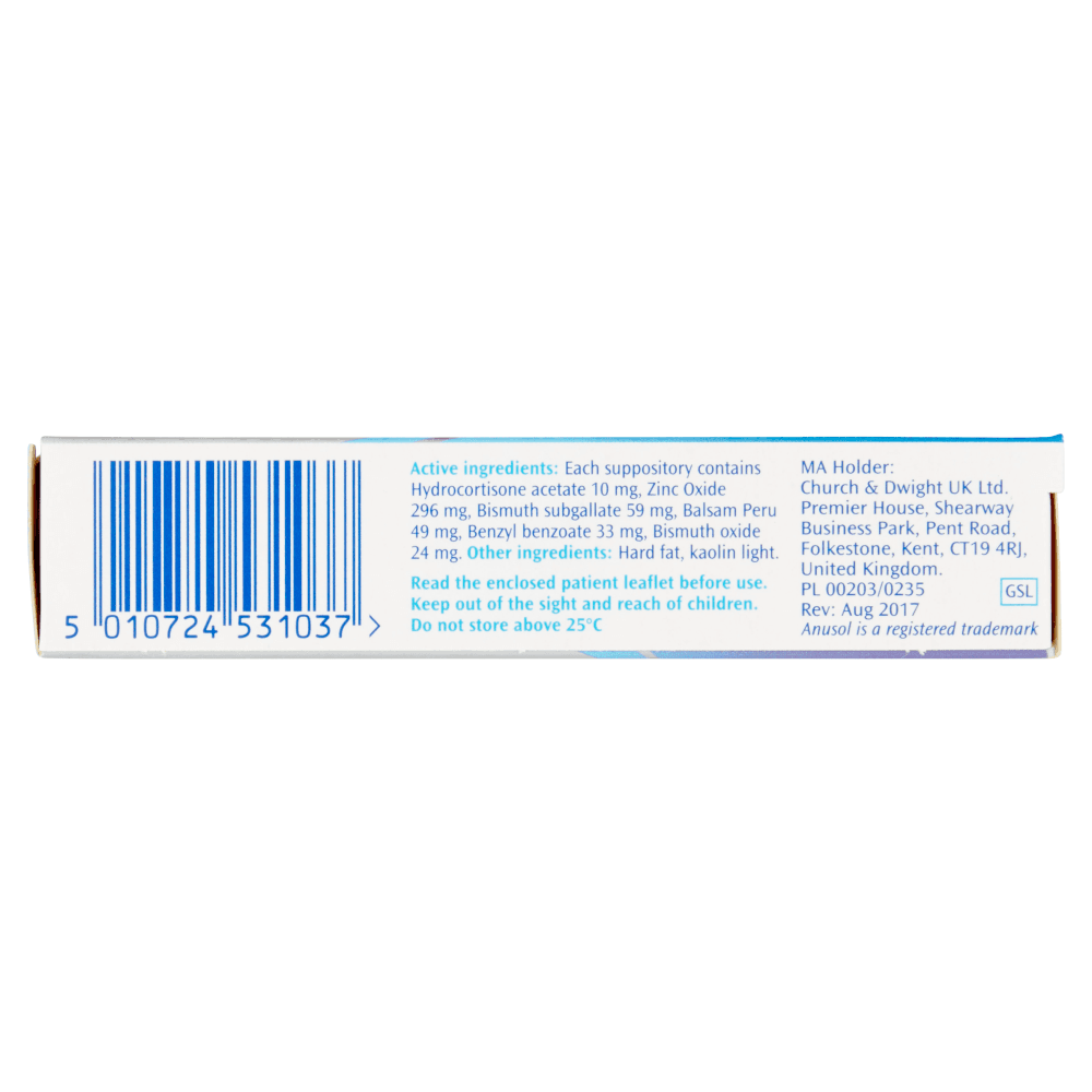 Anusol Soothing Relief Suppositories (12 pack)