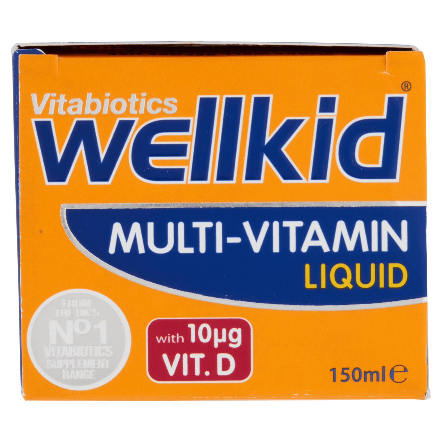 WellKid Multi-Vitamin Liquid Natural Orange Flavour 4-12 Years (150ml)