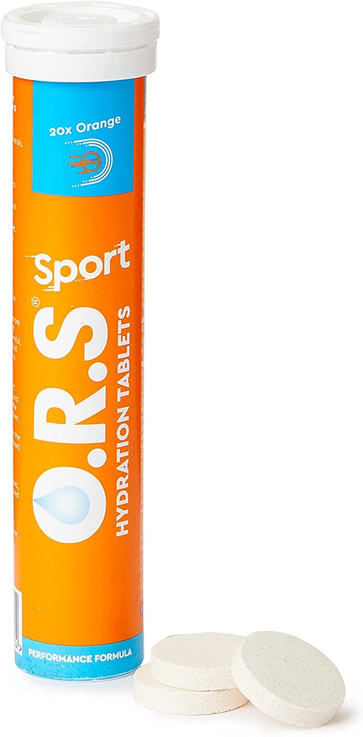 O.R.S Sport Hydration Tablets - ORANGE (20 Soluble Tablets)