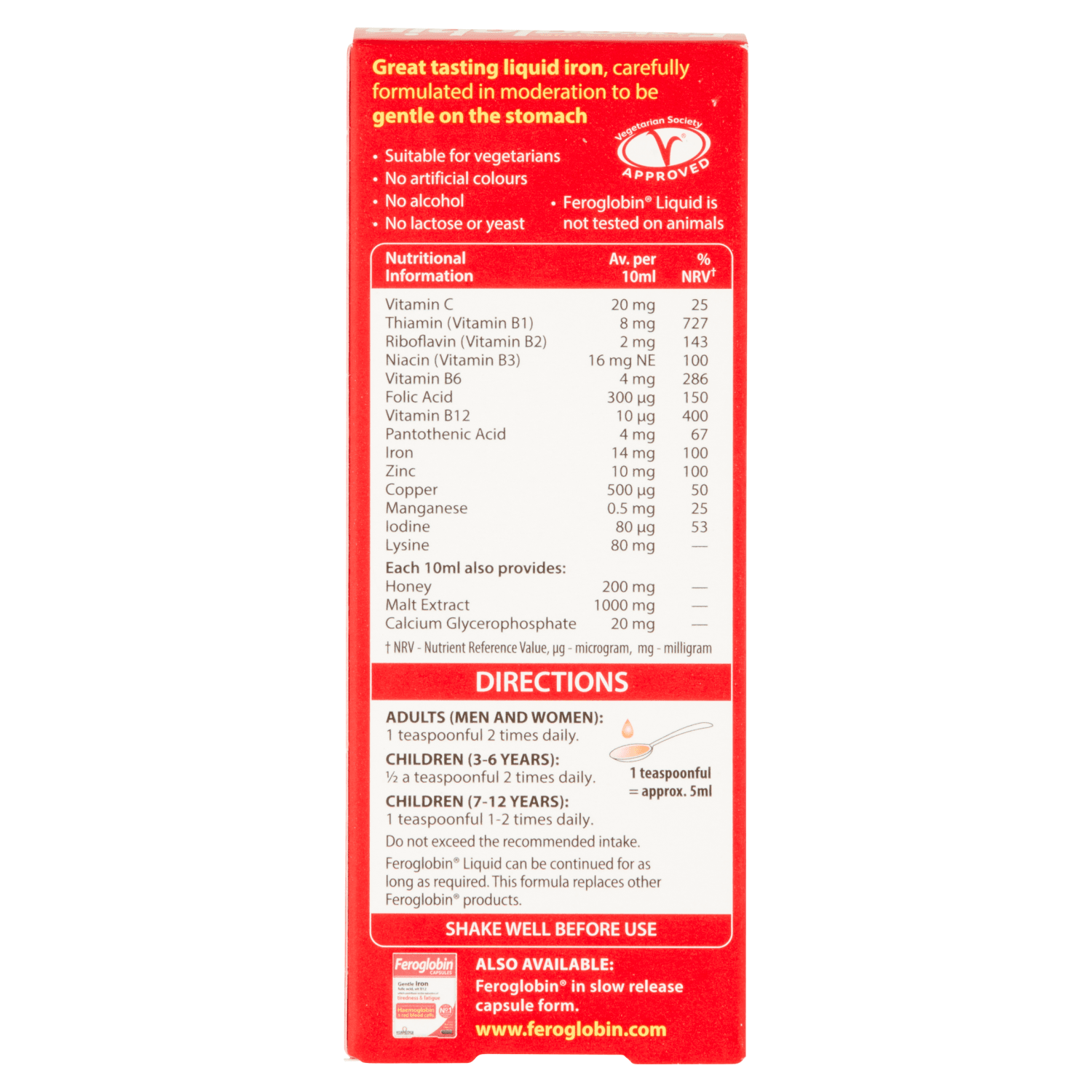 Vitabiotics Feroglobin Liquid (200ml)