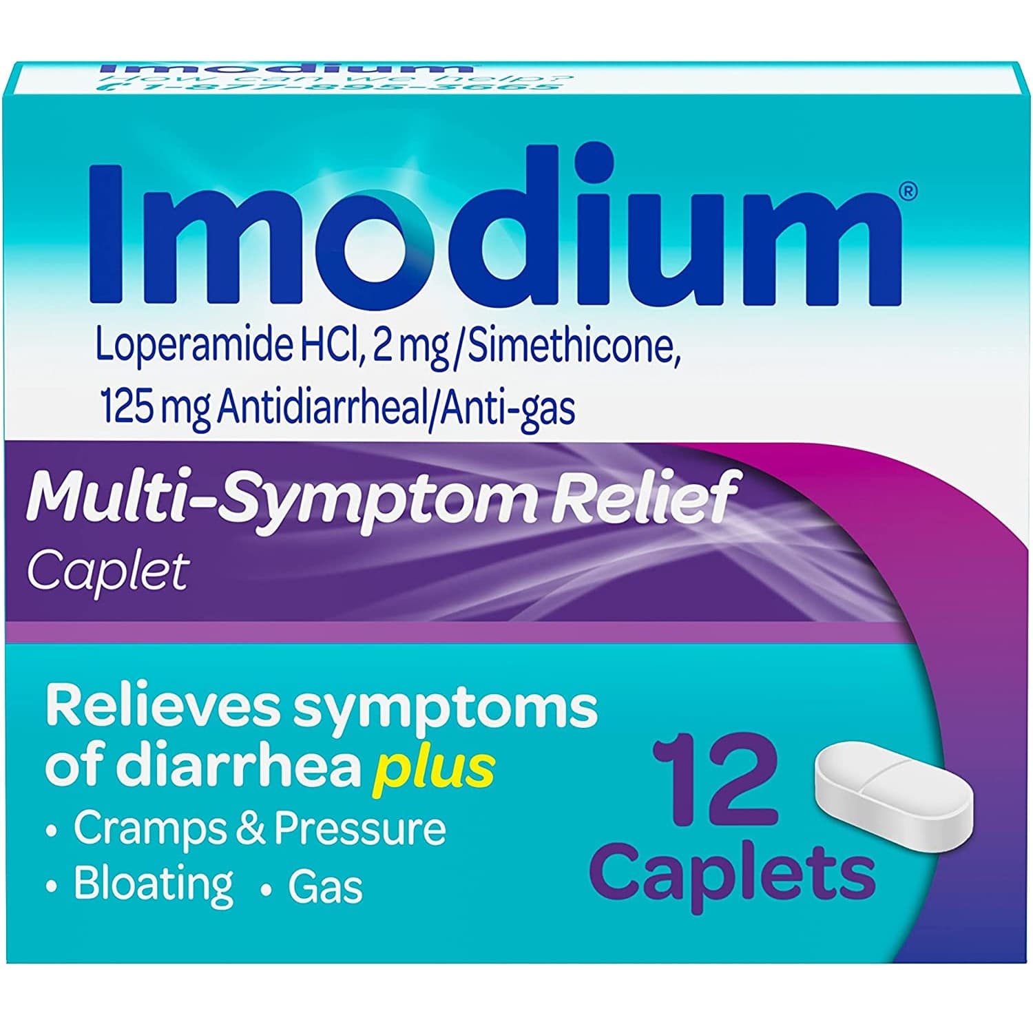 Imodium Multi-System Relief caplets (12 count)