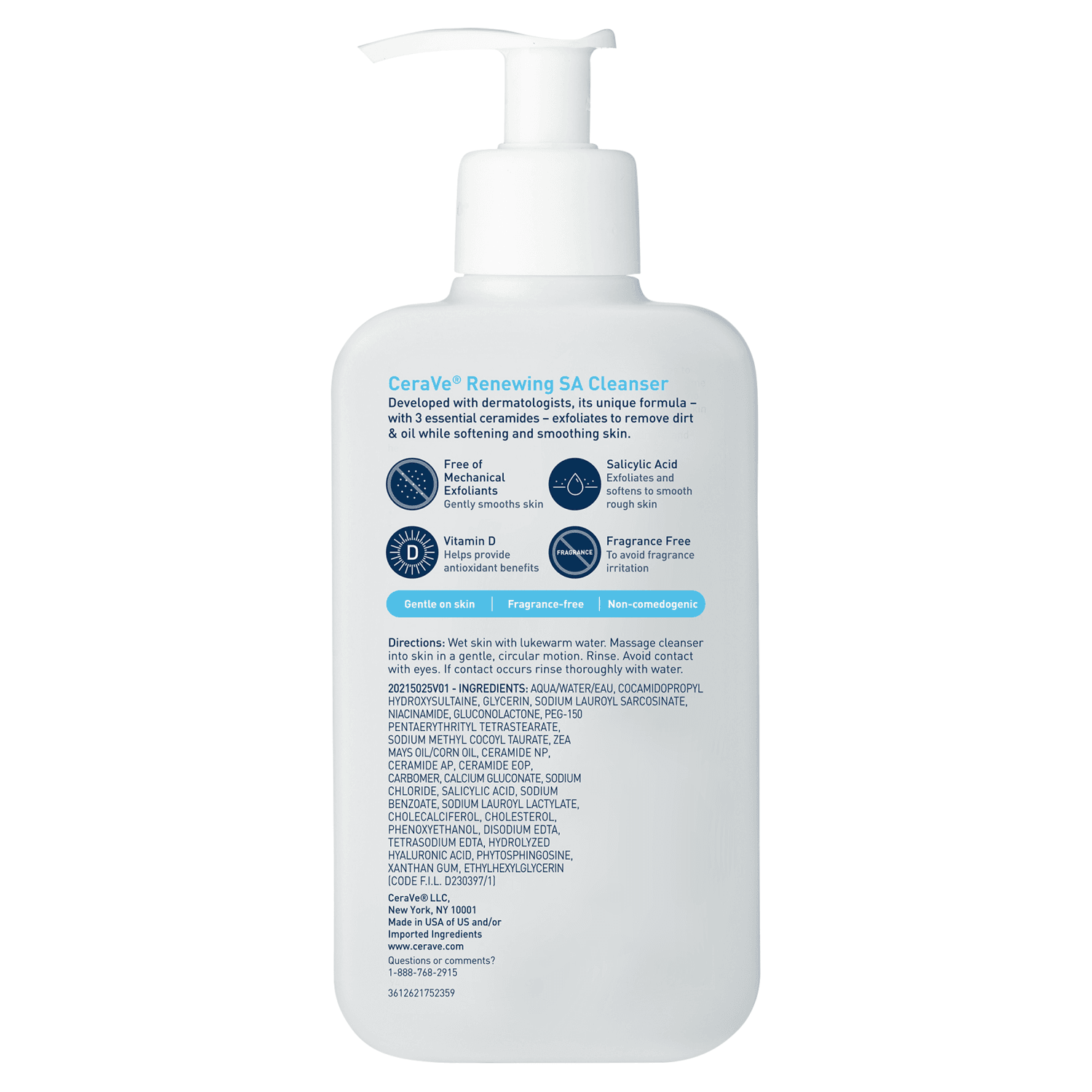 CeraVe Renewing SA Cleanser for Normal Skin  8 fl oz (237ml)