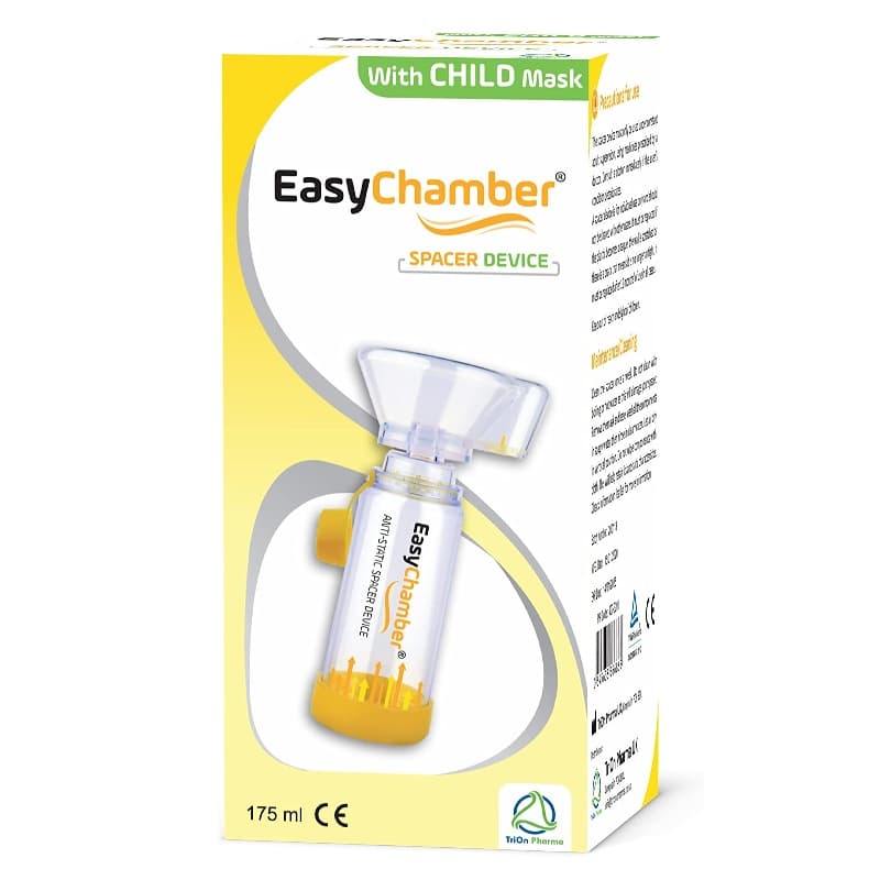 EasyChamber Anti-Static Spacer Device with Child Mask, BPA and Latex Free