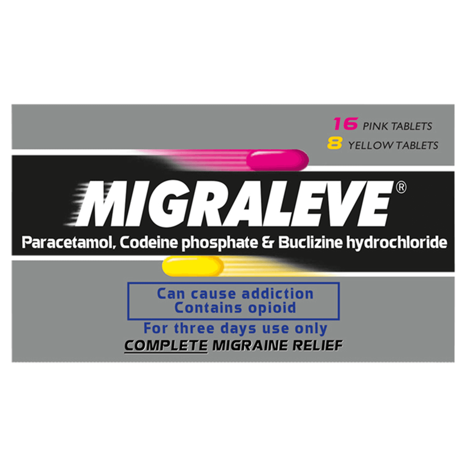 Migraleve Complete (16 Pink & 8 Yellow Tablets) (24 Tablets)