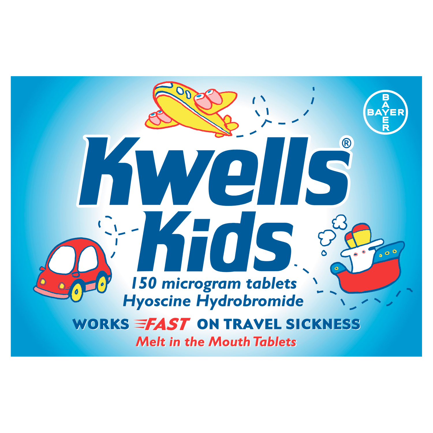 Kwells Kids 150 Microgram Tablets (12 Tablets)