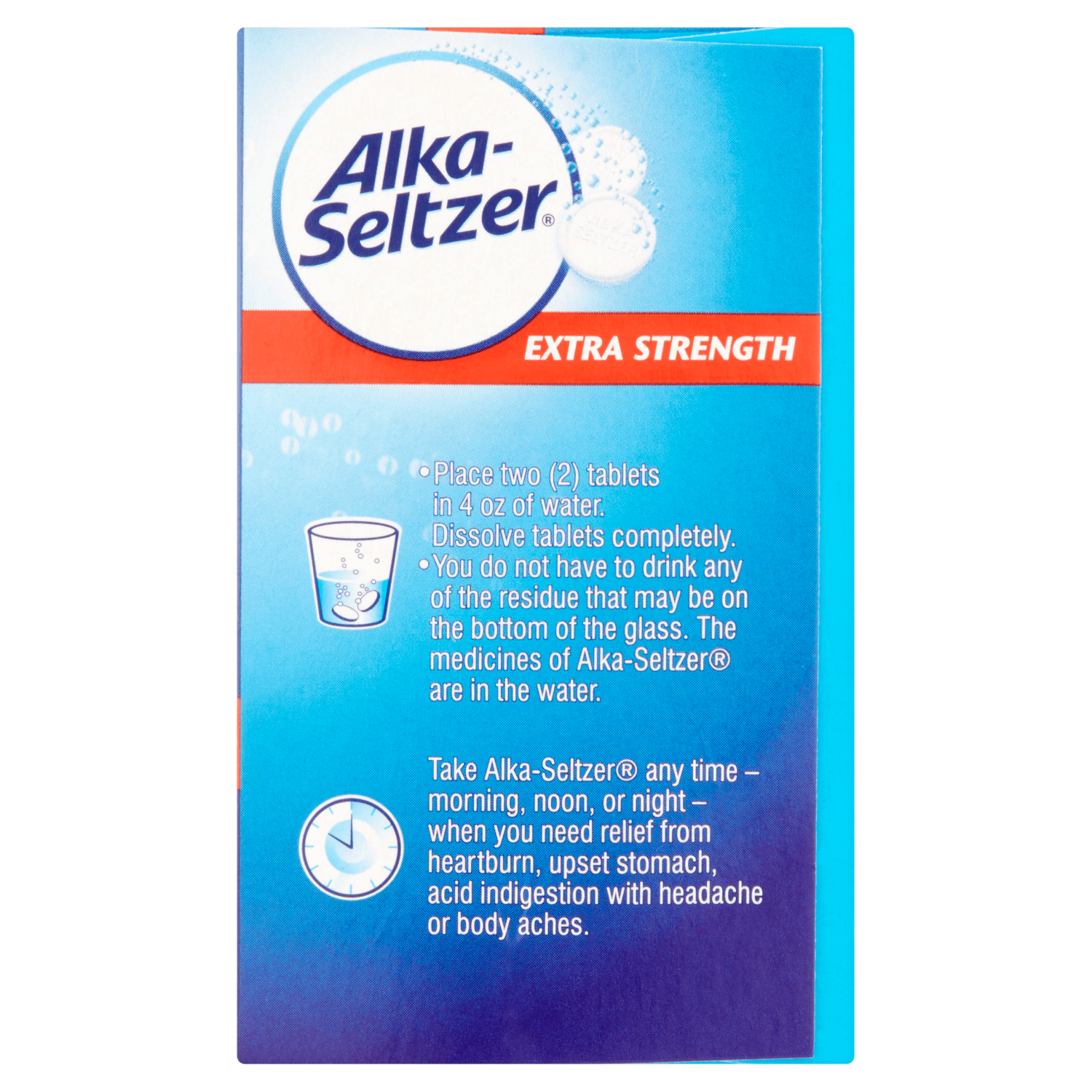 Alka-Seltzer Effervescent Tablets Extra Strength (24 count)