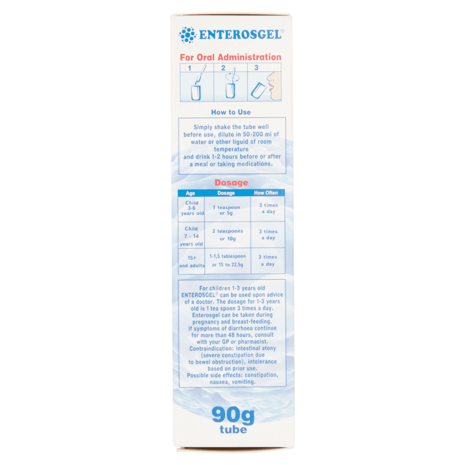 Enterosgel Gastrointestinal Adsorbent for Children and Adults 90g