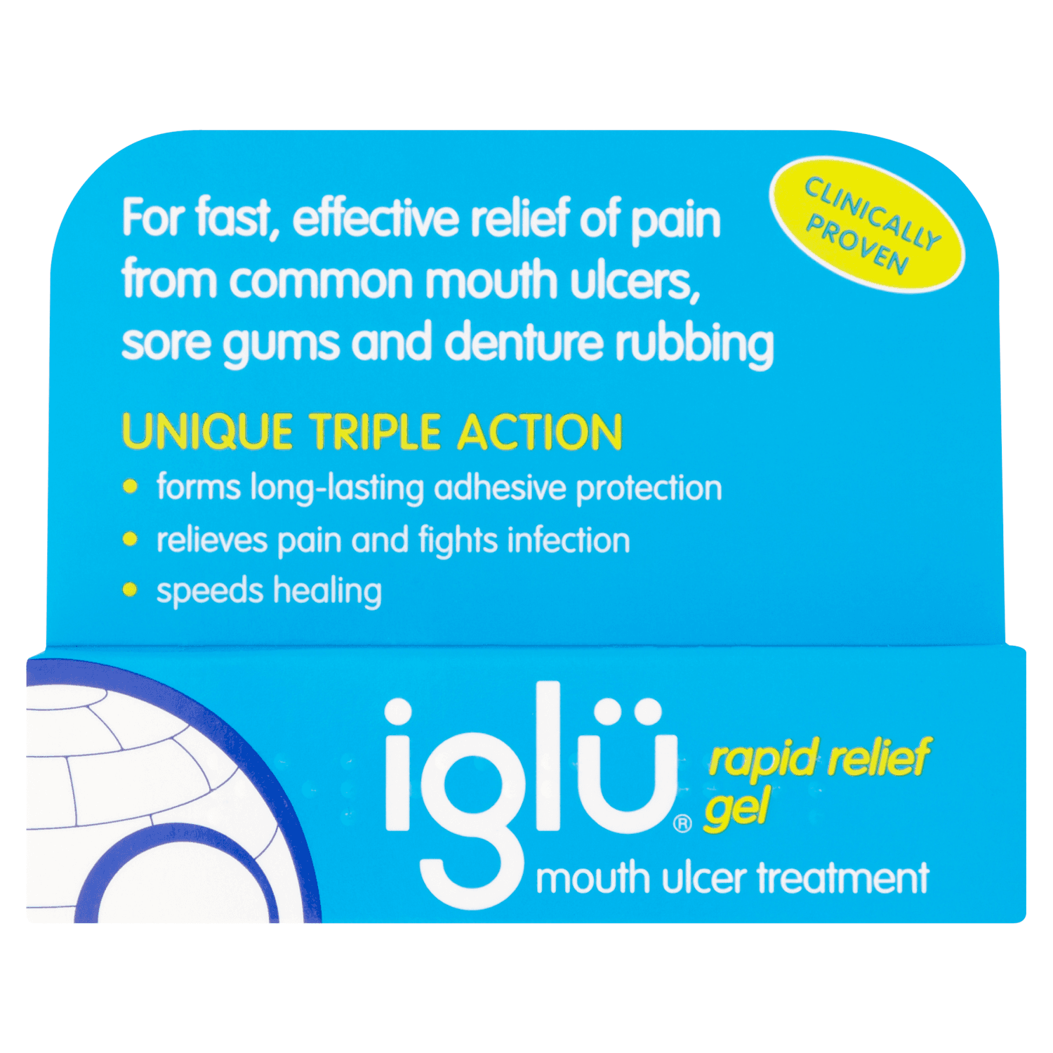 Iglu Rapid Relief Gel Mouth Ulcer Treatment (8g)