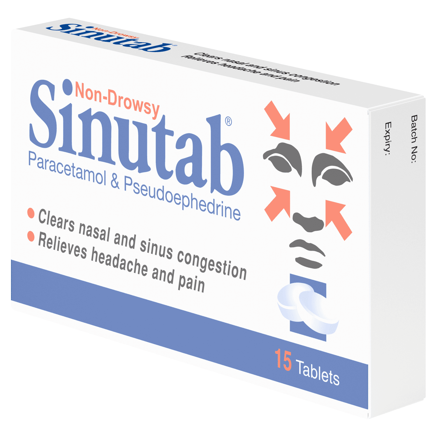 Sinutab (15 Tablets)