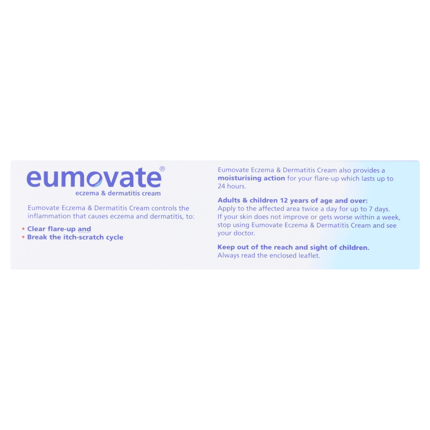 Eumovate Eczema & Dermatitis Cream (15g)