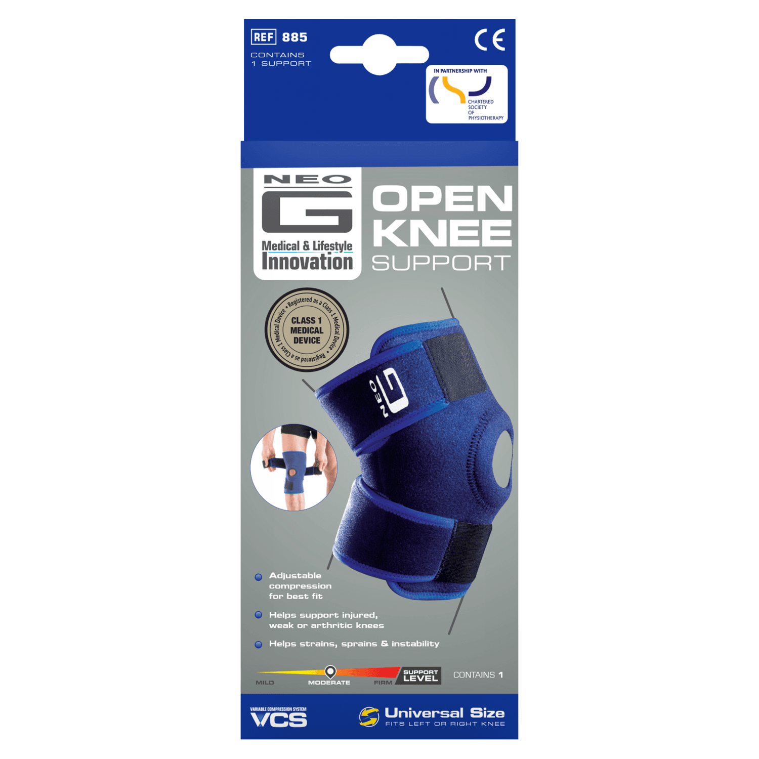 Neo G Hinged Open Knee Support (Universal Size)