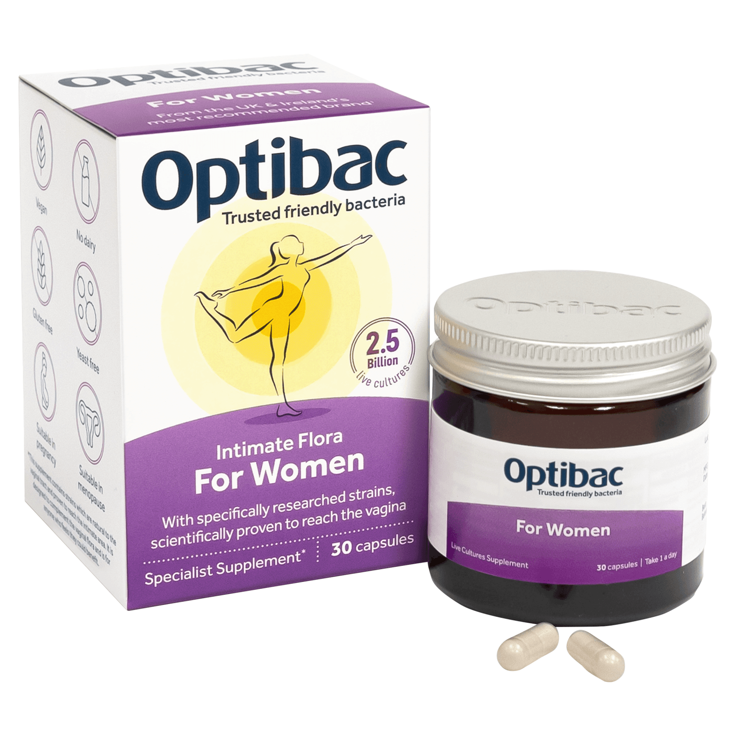 Optibac For Women Intimate Flora 30 Capsules