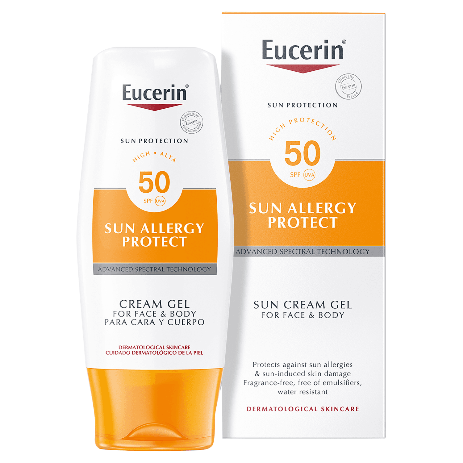 Eucerin Sun Allergy Protection Sun Cream for Face & Body SPF 50+ (150ml)