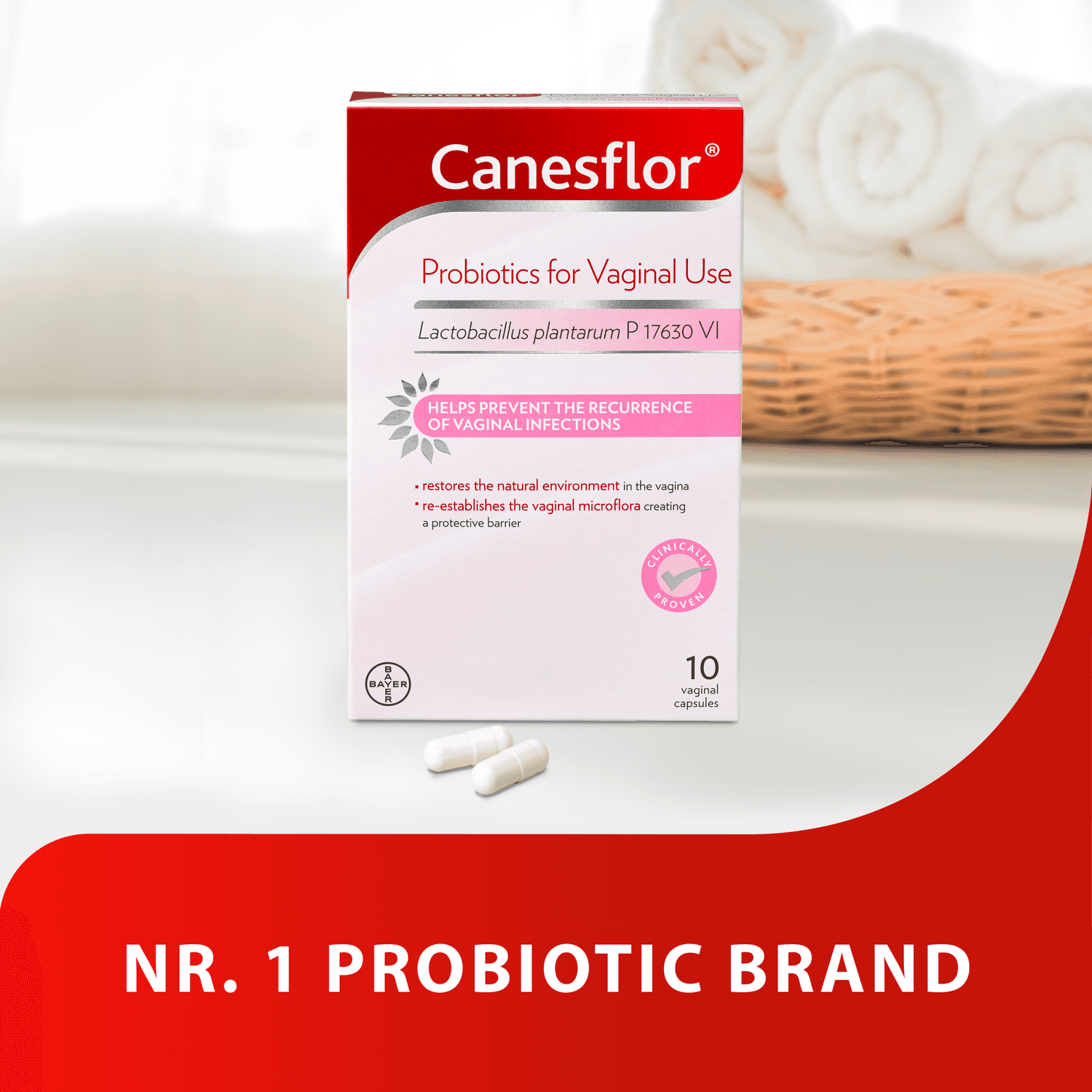 Canesflor Probiotic Vaginal Capsules (10)