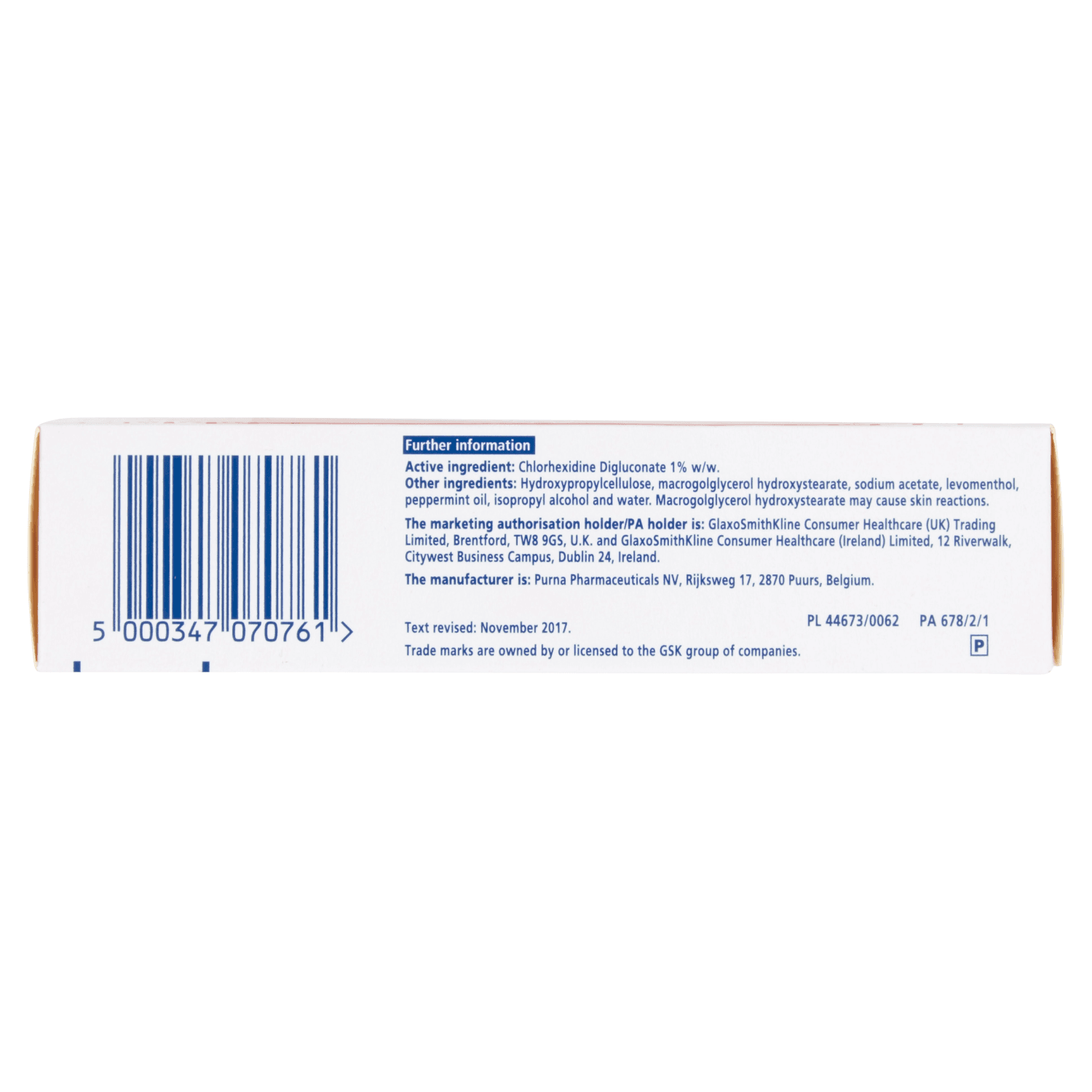 Corsodyl Dental Gel (50g)