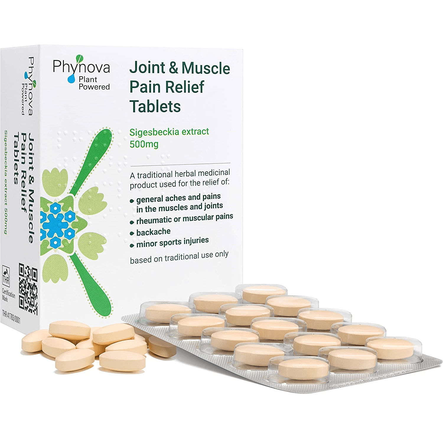 Phynova Joint and Muscle Pain Relief Tablets (60)