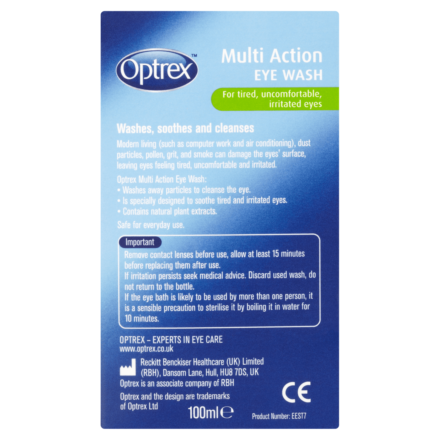 Optrex Multi Action Eye Wash (100ml)