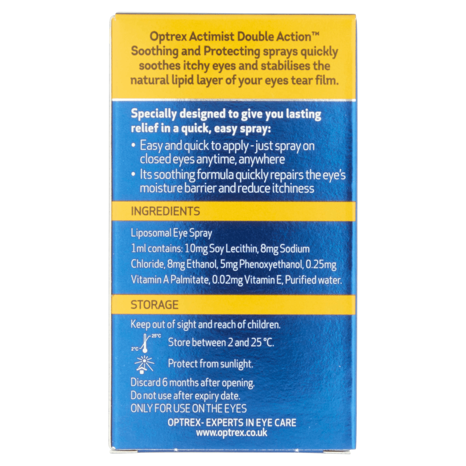 Optrex ActiMist Double Action for Itchy & Watery Eyes (10ml)