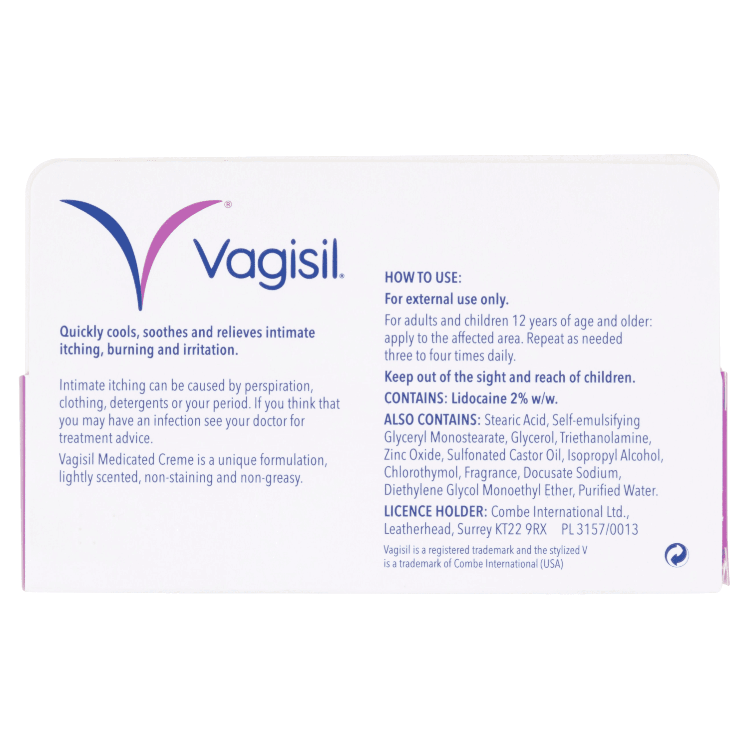 Vagisil Medicated Cream (30g)