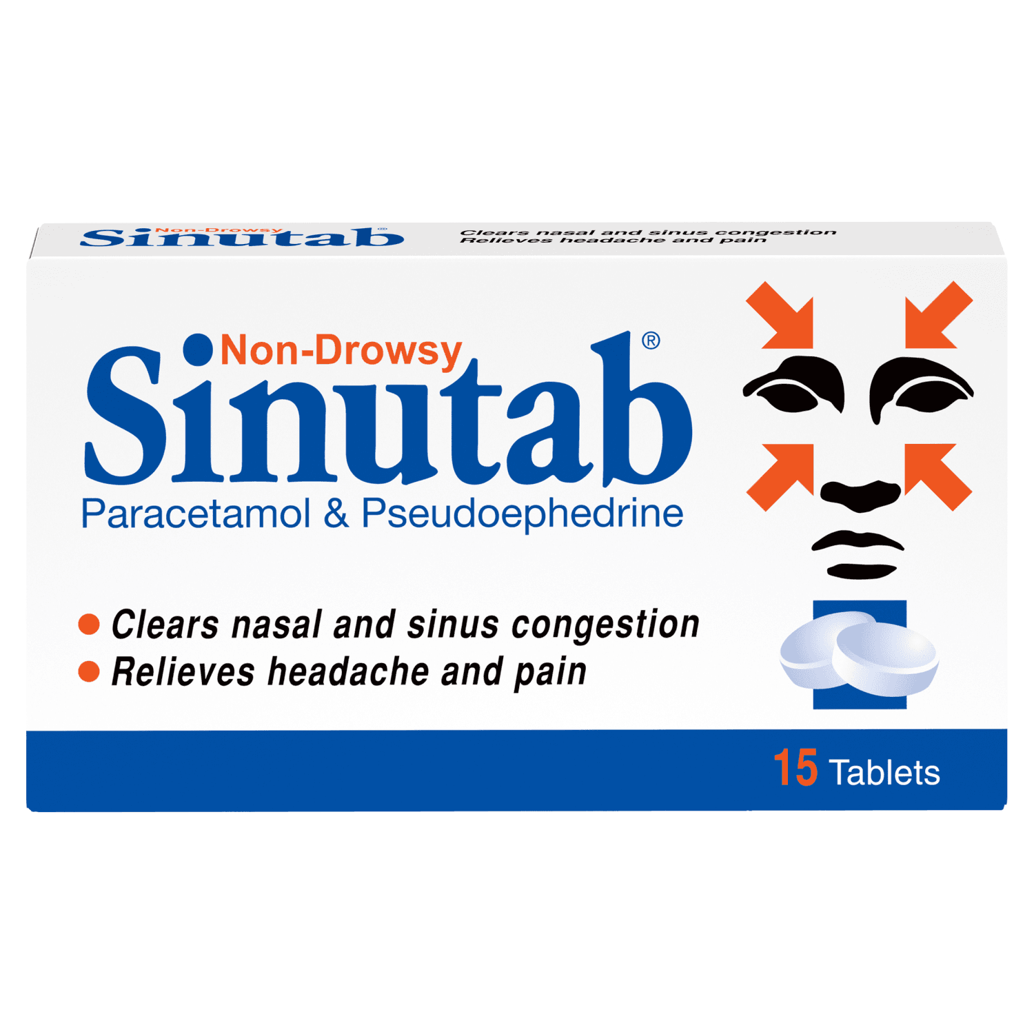 Sinutab (15 Tablets)