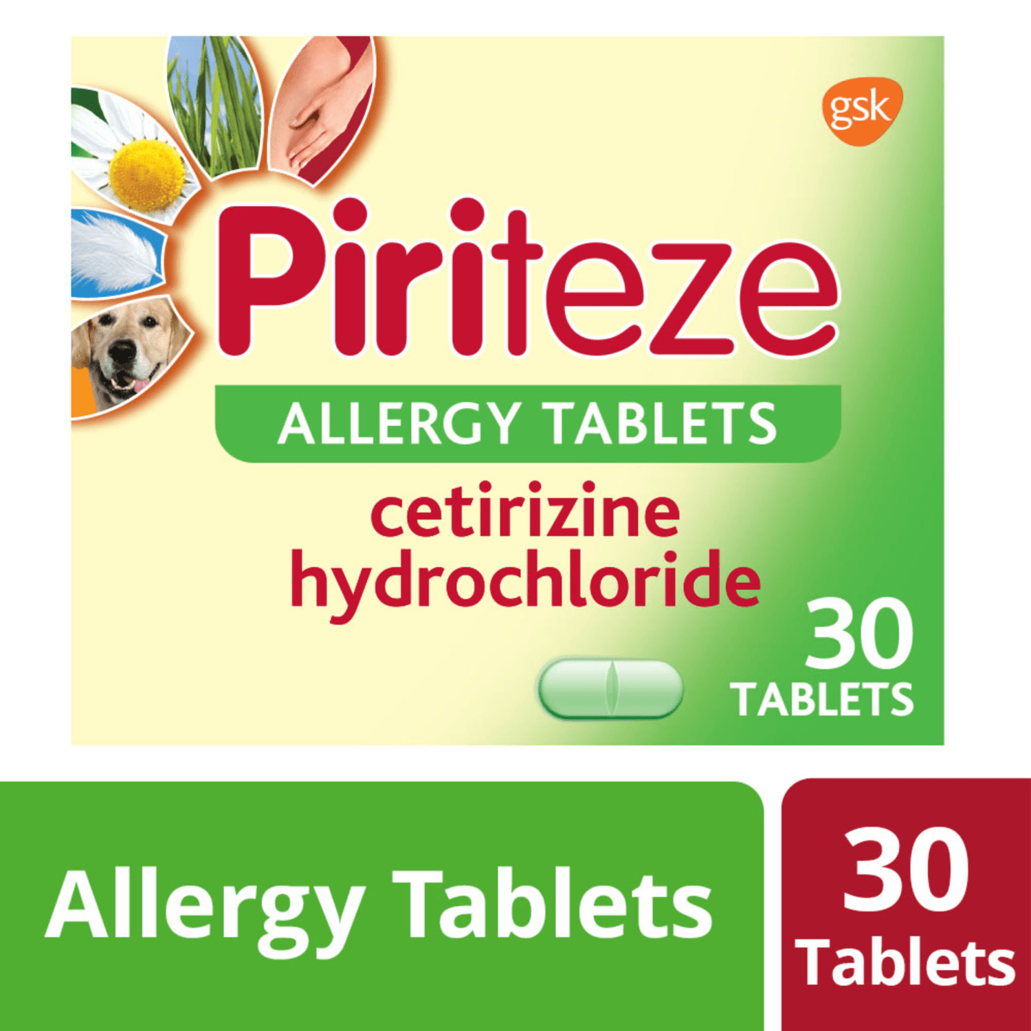 Piriteze Allergy Tablets (30 Tablets)