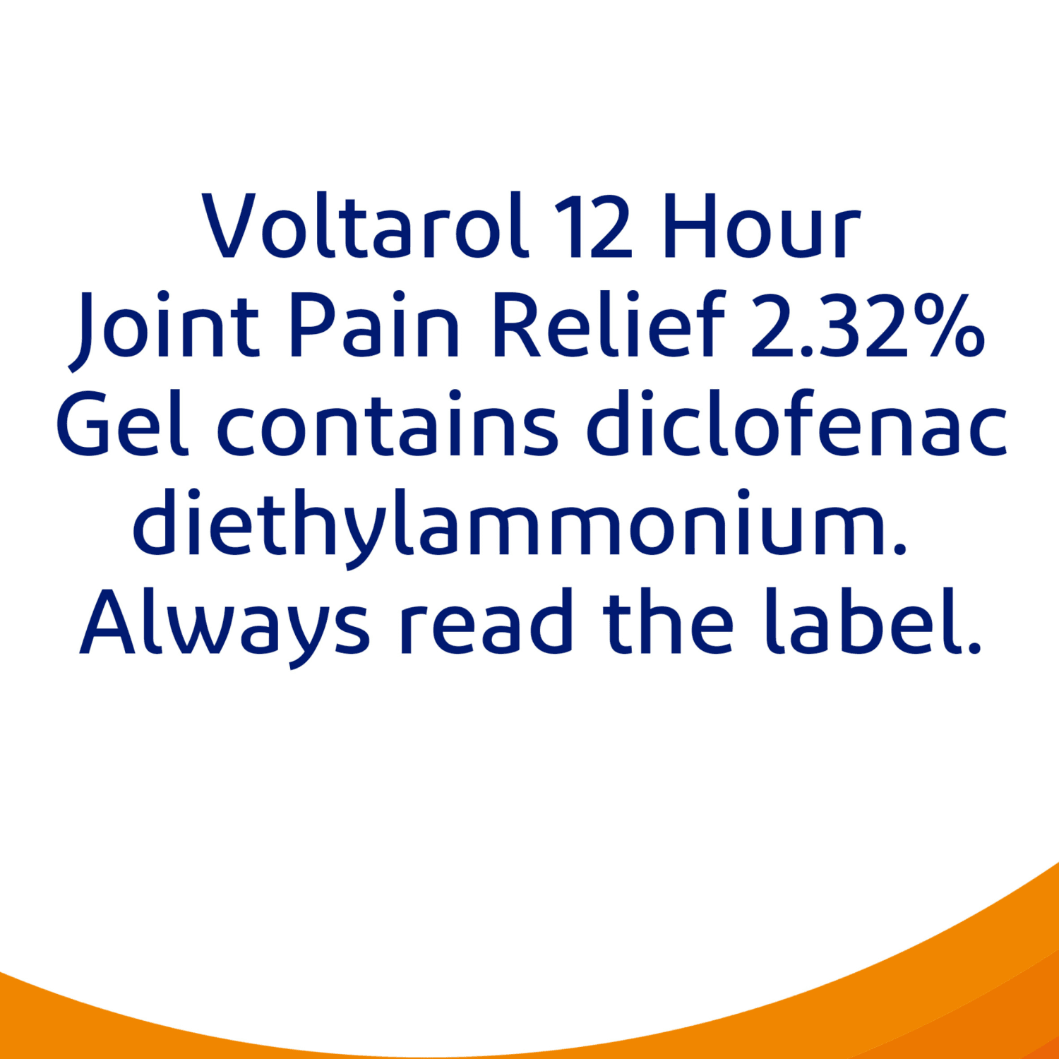 Voltarol 12 Hour Joint Pain Relief 2.32% Gel (50g)