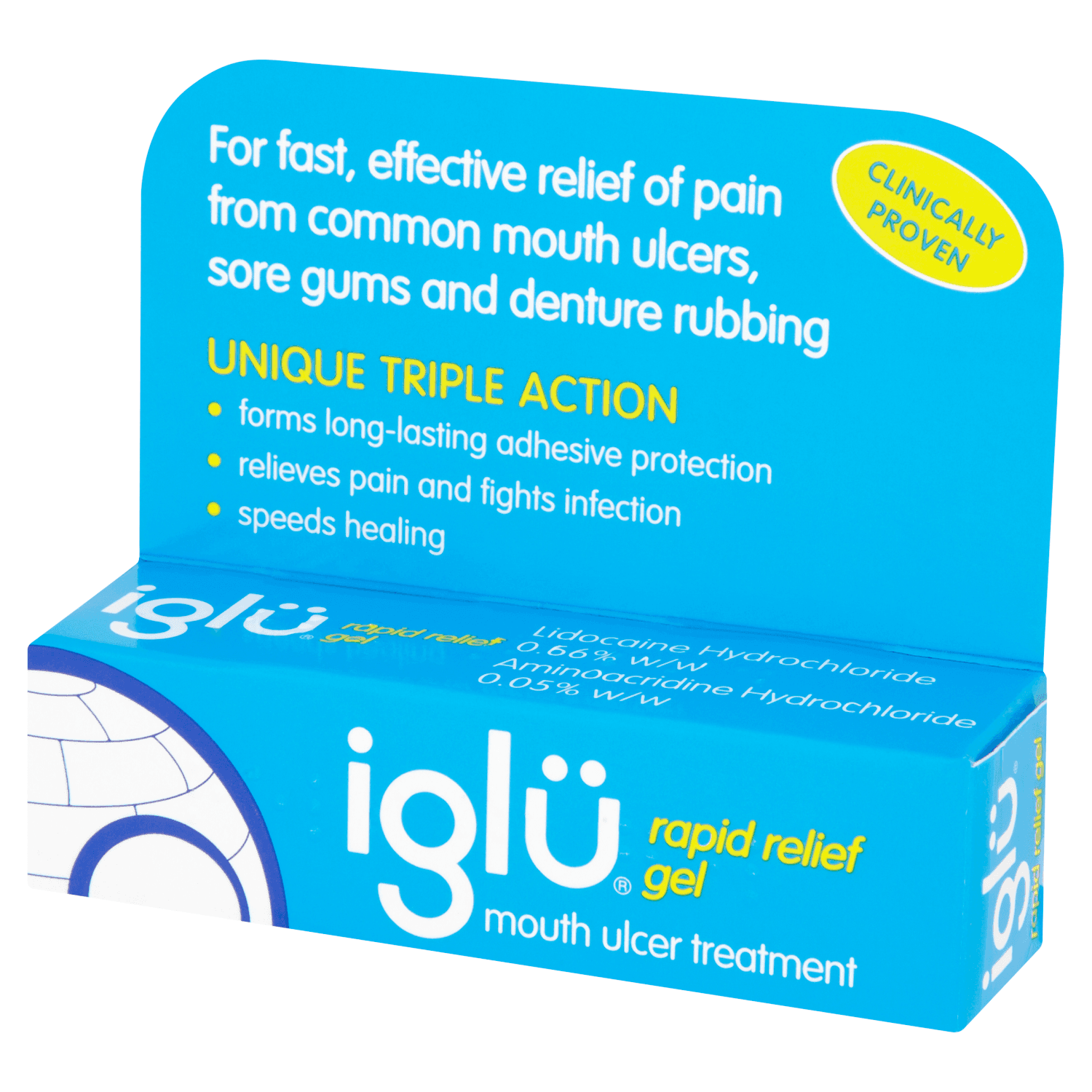 Iglu Rapid Relief Gel Mouth Ulcer Treatment (8g)