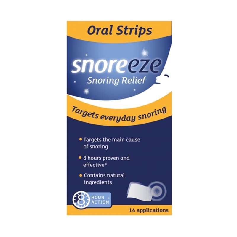 Snoreze Snoring Relief Oral Strips (14 Applications)