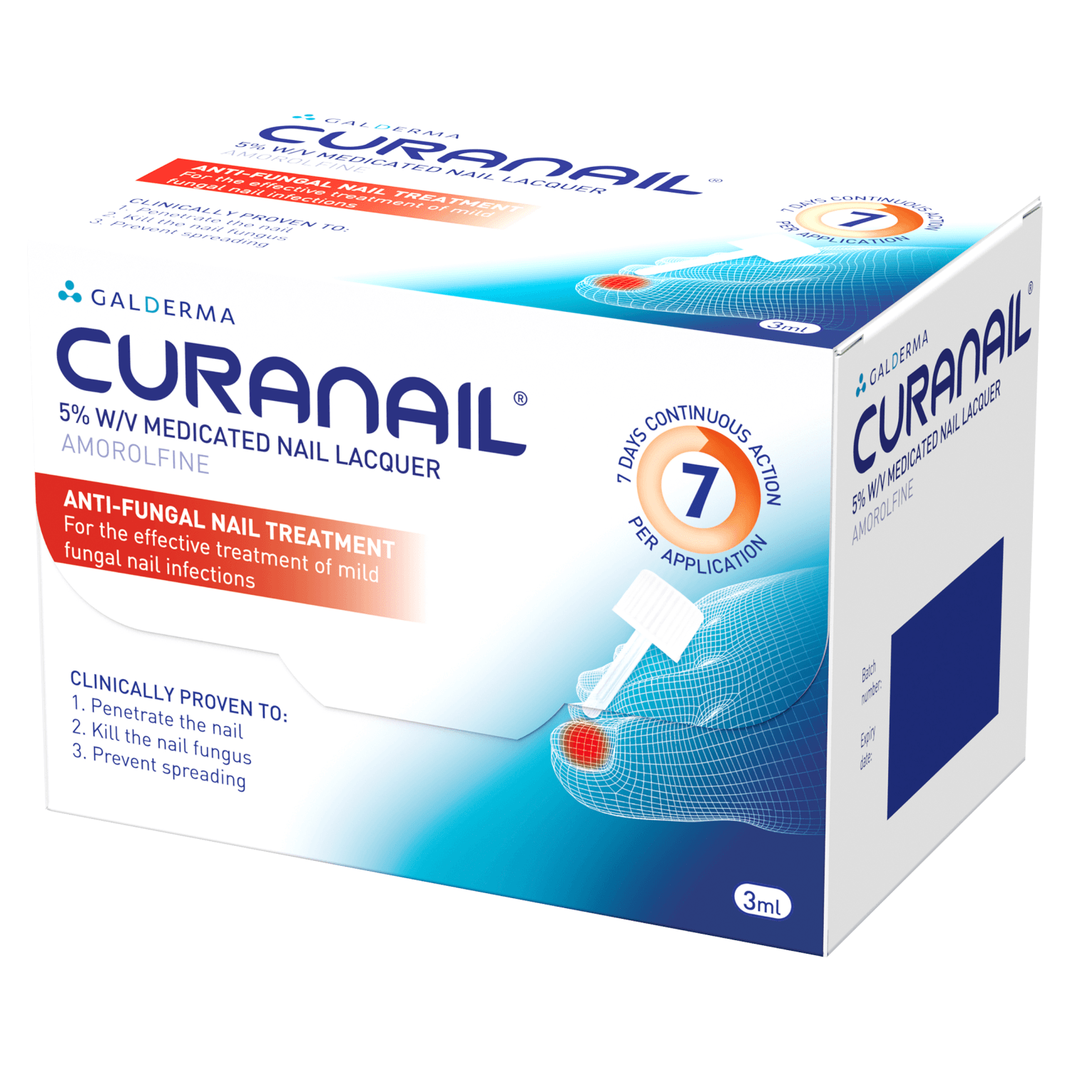 Curanail 5% Fungal Nail Treatment (3ml)