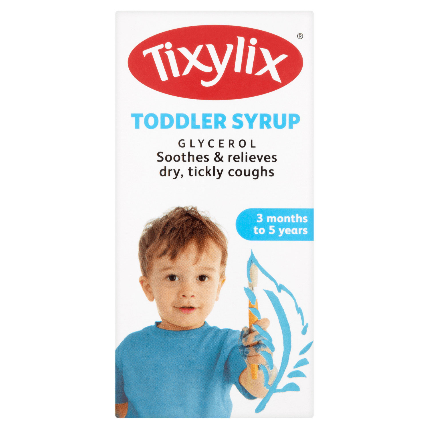 Tixylix Glycerol Toddler Syrup 3 Months to 5 Years (100ml)