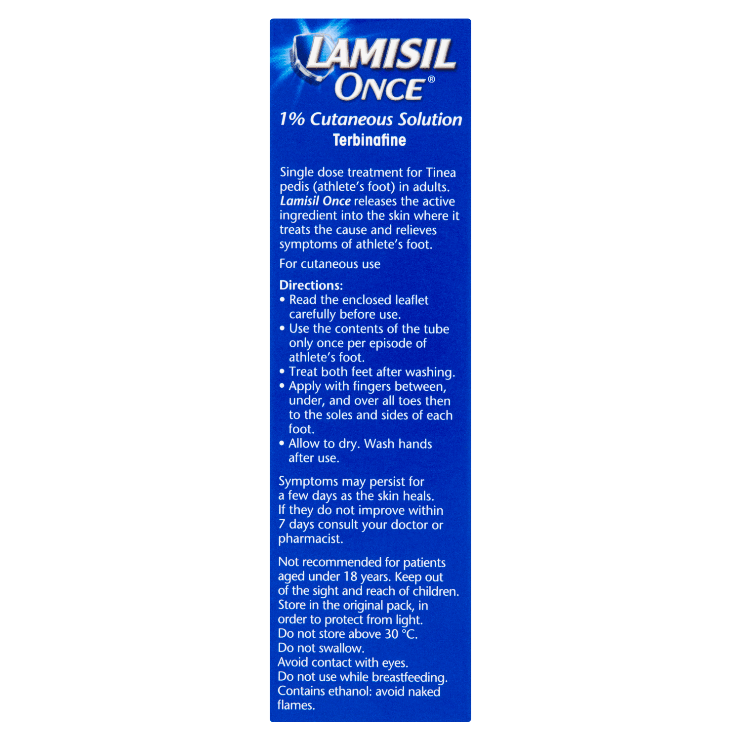 Lamisil Once 1% Cutaneous Solution (4g)