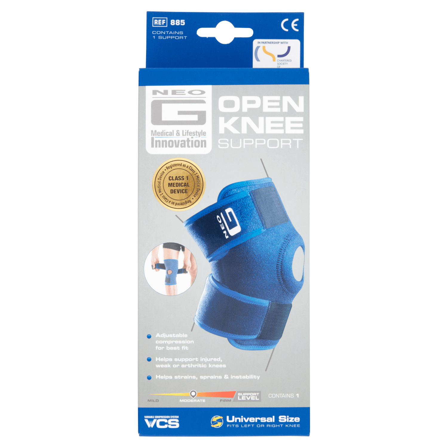 Neo G Hinged Open Knee Support (Universal Size)