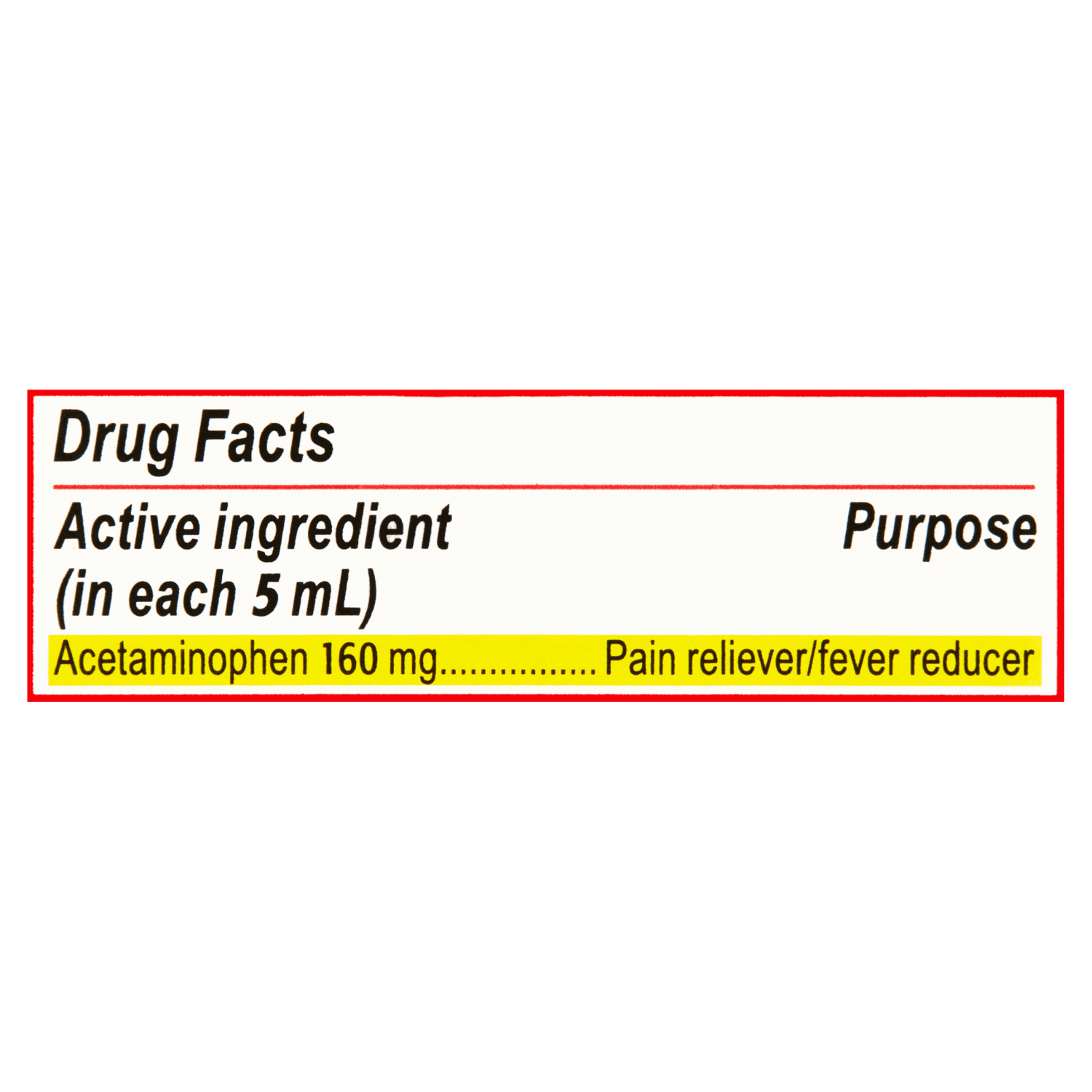 Tylenol Children's Cherry Flavor Acetaminophen Oral Suspension, Ages 2-11 Years, 4 fl oz, (120 ml)