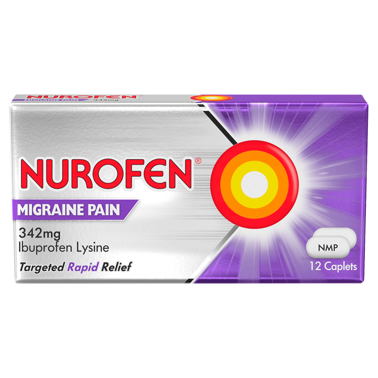 Nurofen Migraine 342mg Caplets (12)