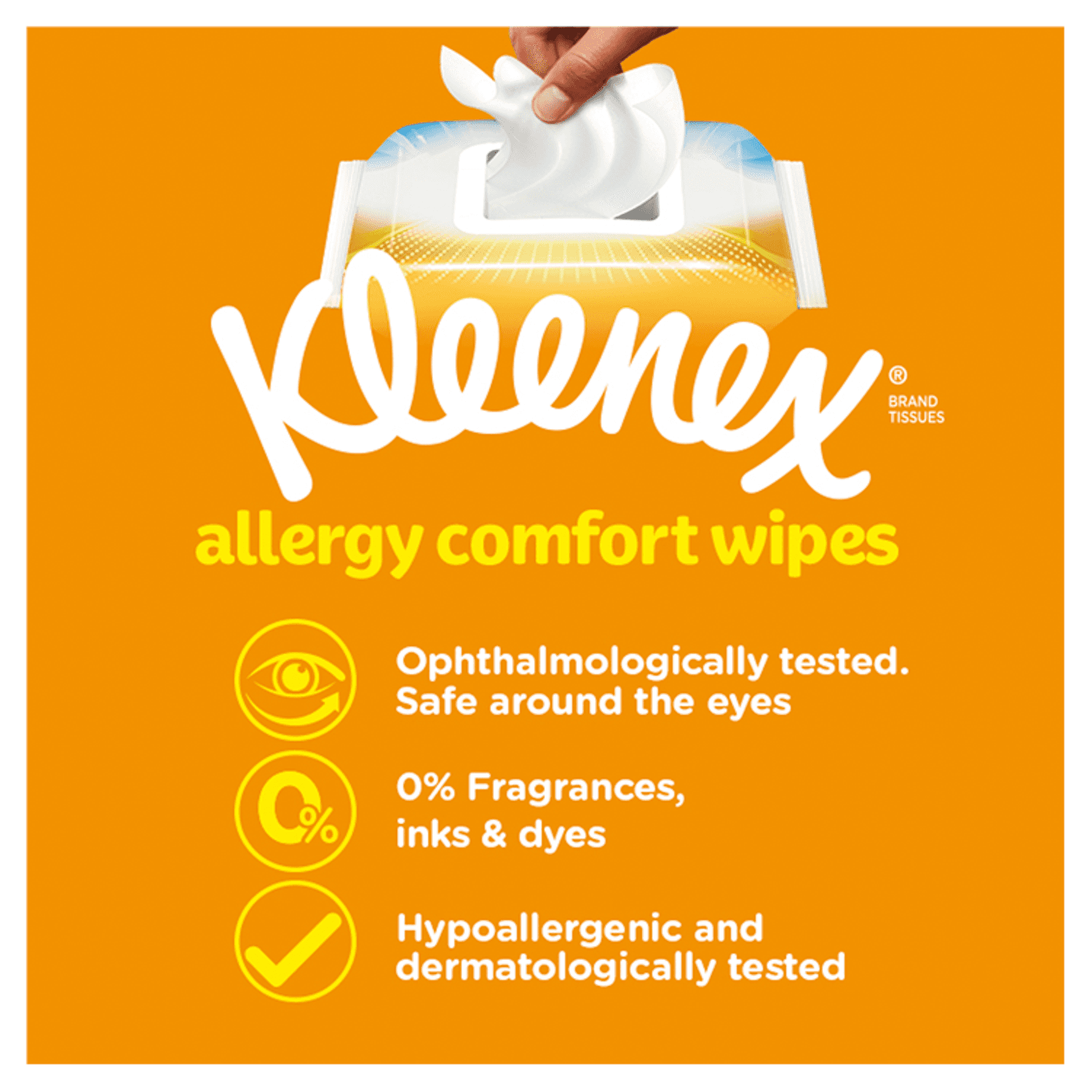 Kleenex® Water Fresh™ Wipes Allergy Comfort™ (40 Wipes)